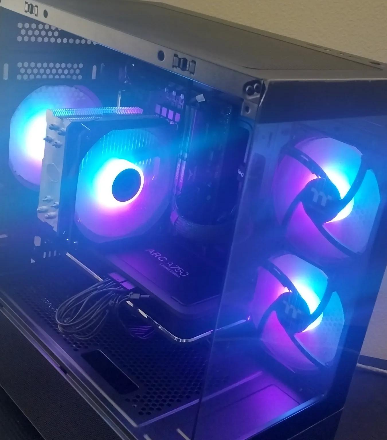 Budget Gaming PC, Limited Edition INTEL ARC A750, Intel i5 12400F, 16 GB RAM, 1 TB, Wifi, Bluetooth