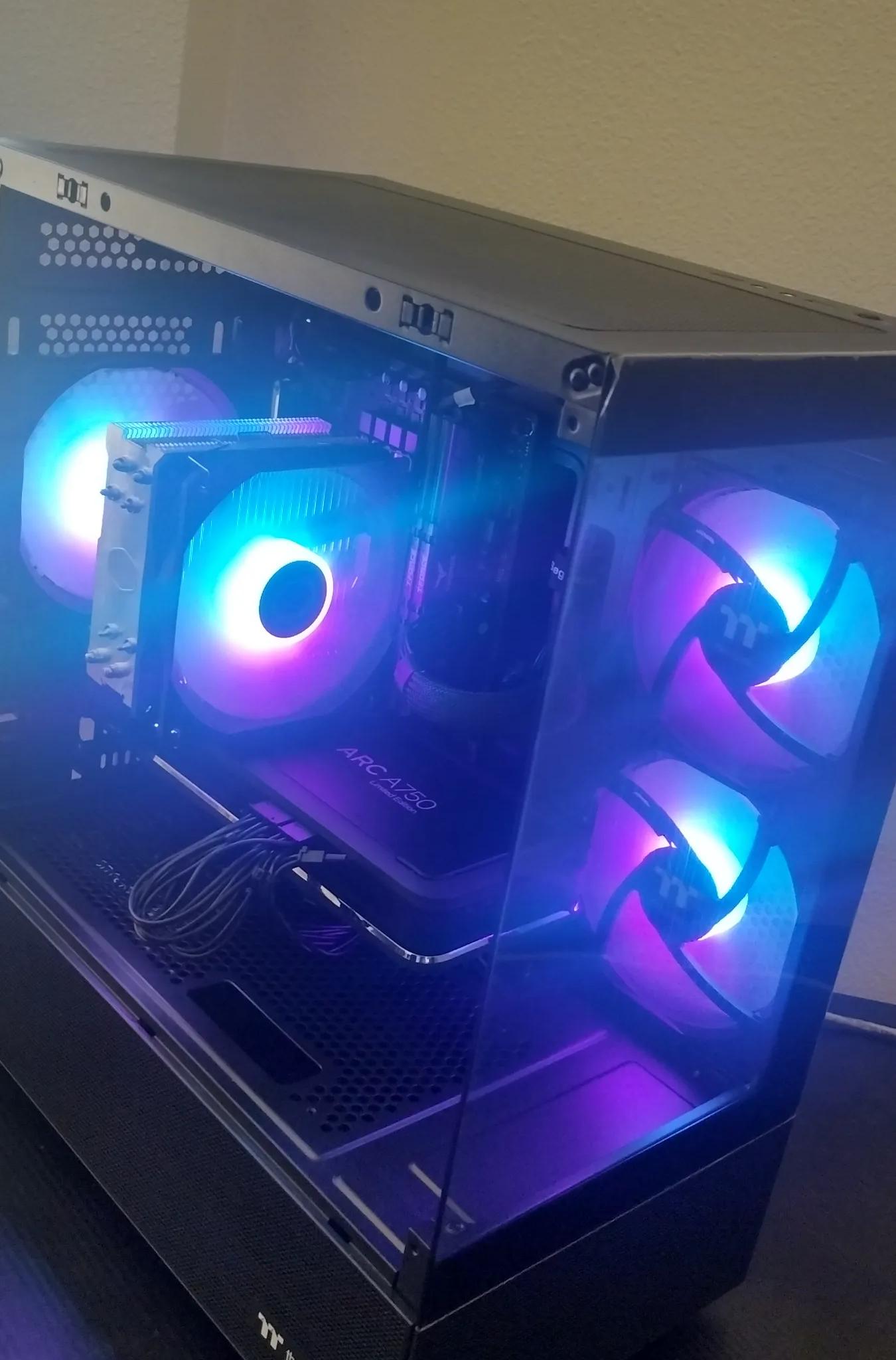 Budget Gaming PC, Limited Edition INTEL ARC A750, Intel i5 12400F, 16 GB RAM, 1 TB, Wifi, Bluetooth