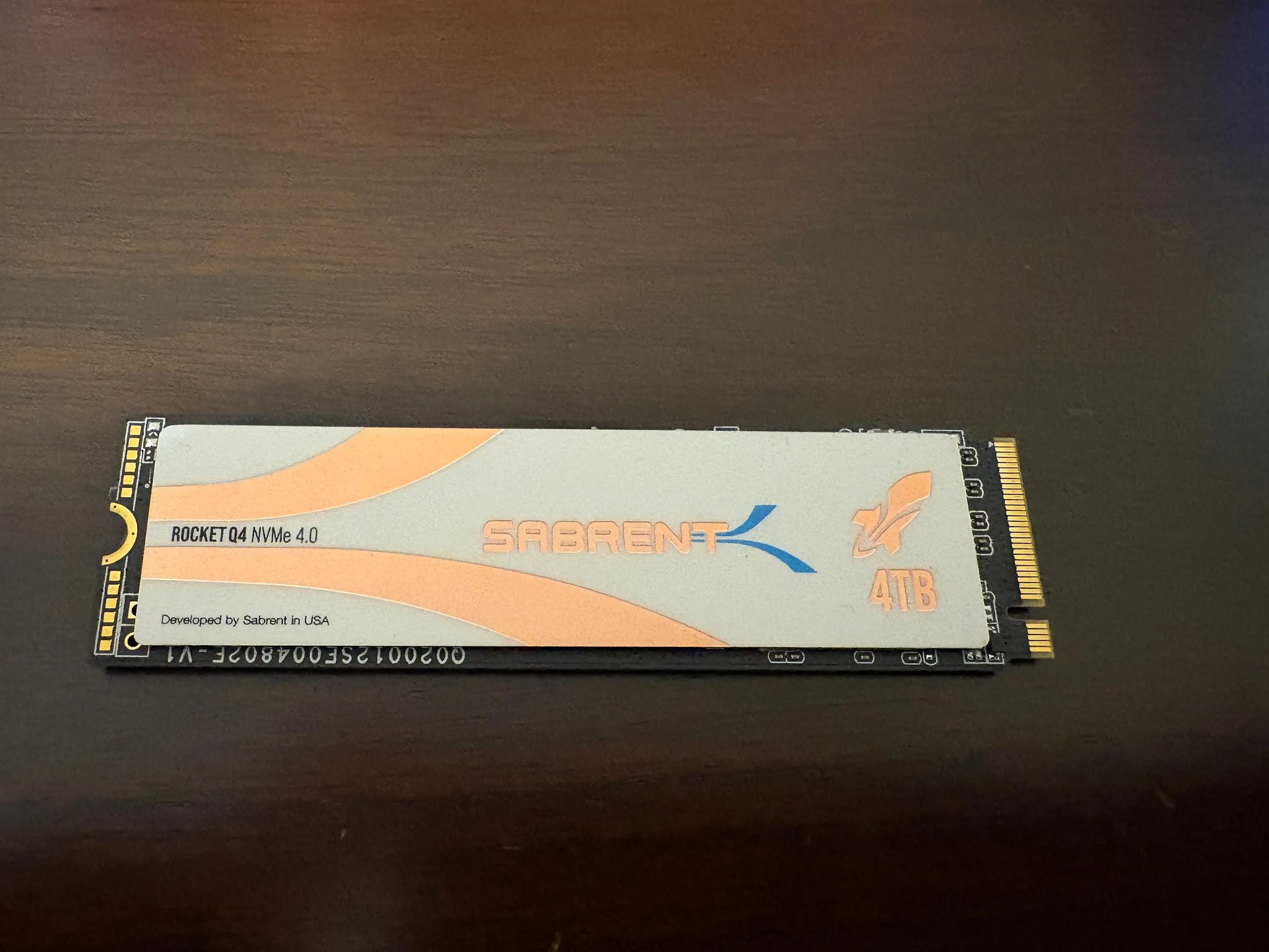 Sabrent Rocket Q4 - 4TB