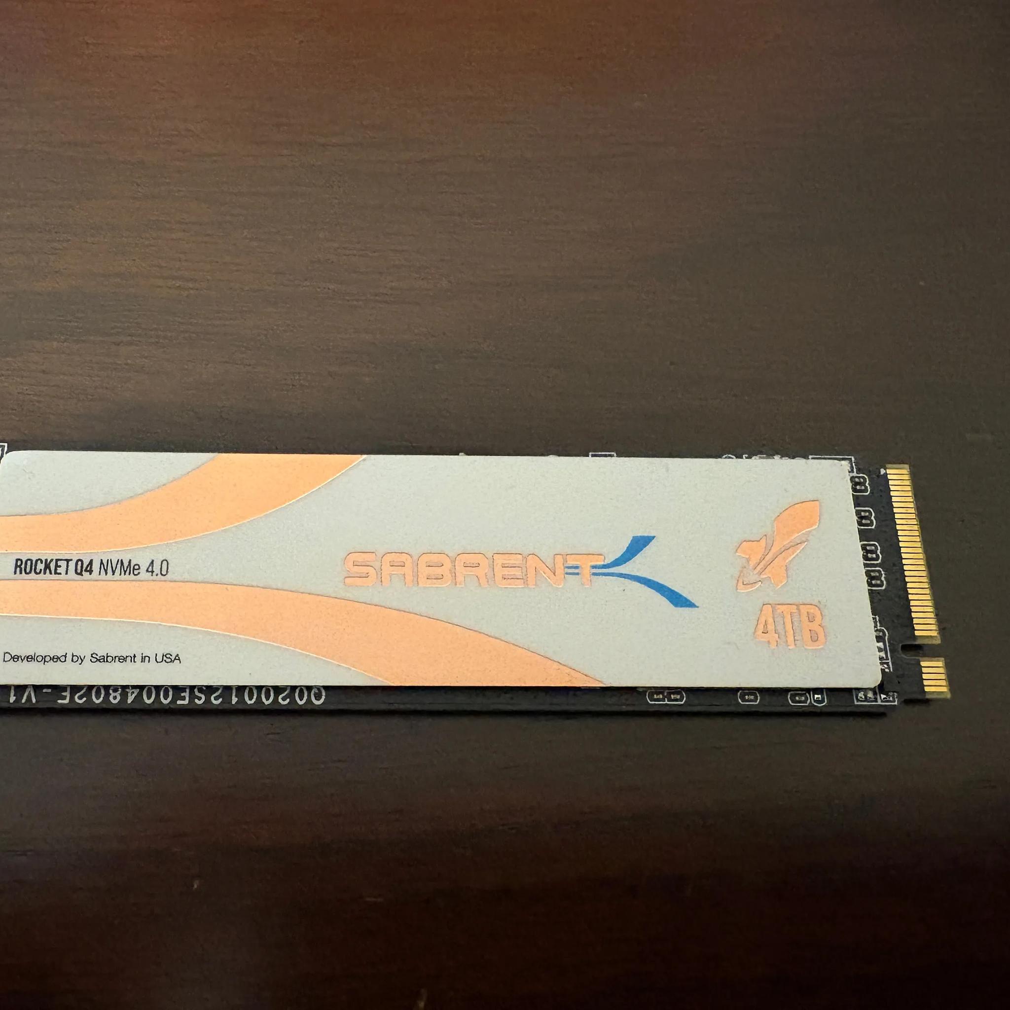 Sabrent Rocket Q4 - 4TB