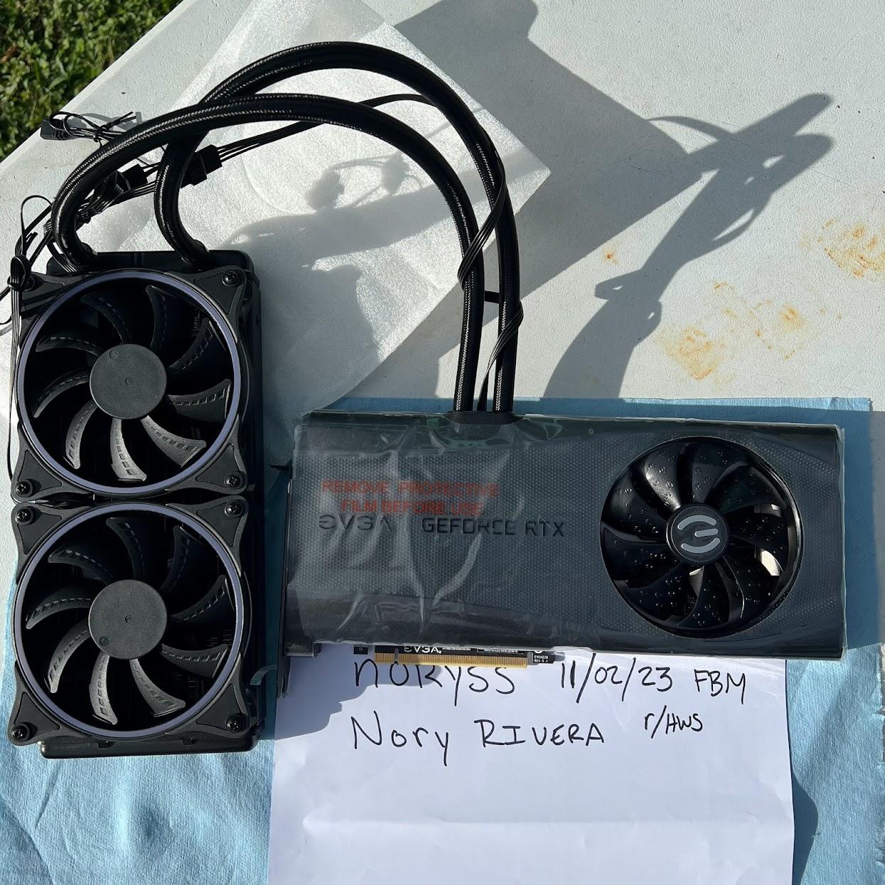 EVGA RTX 3080 FTW3 ULTRA converted to HYBRID