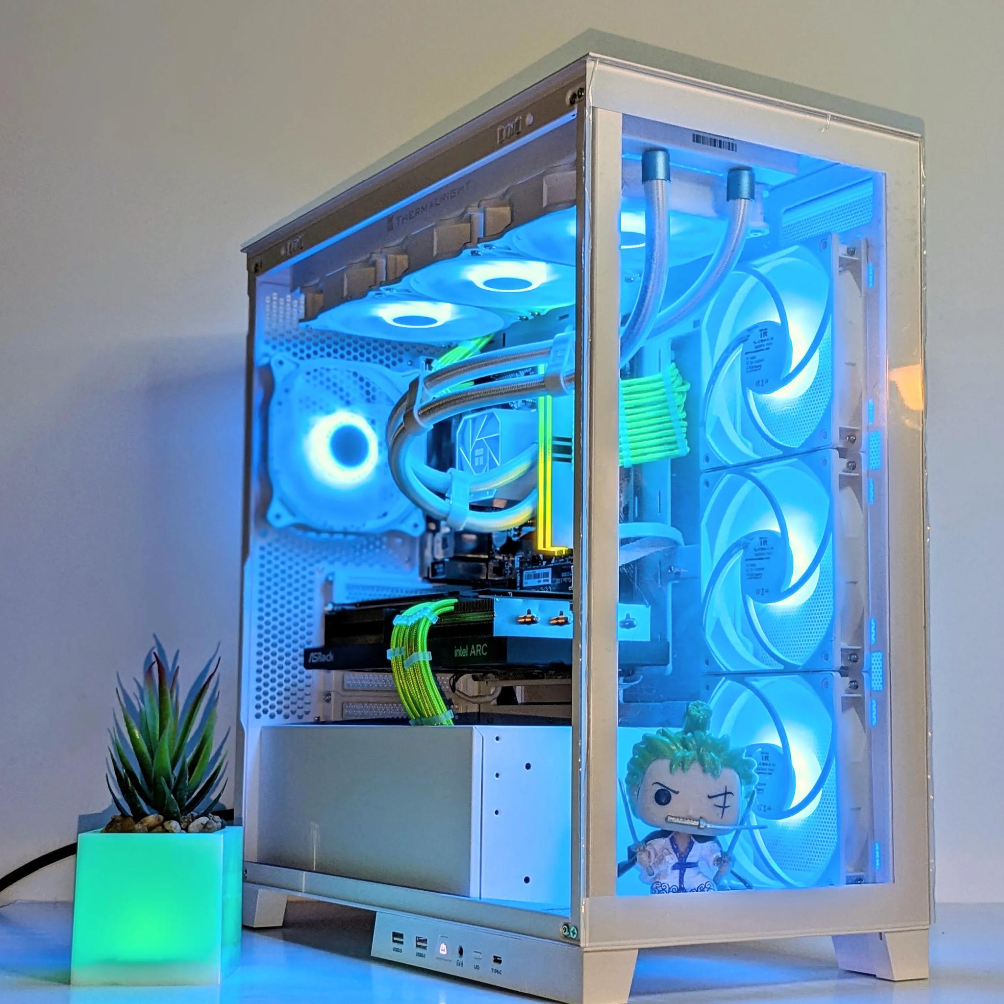 🗡️”Wano Arc”⚔️Gaming/Productivity⚪️Ryzen 5 4500⚪️*Intel Arc GPU*⚪️16GB ASGARD RAM⚪️1TB SSD⚪️700w PSU