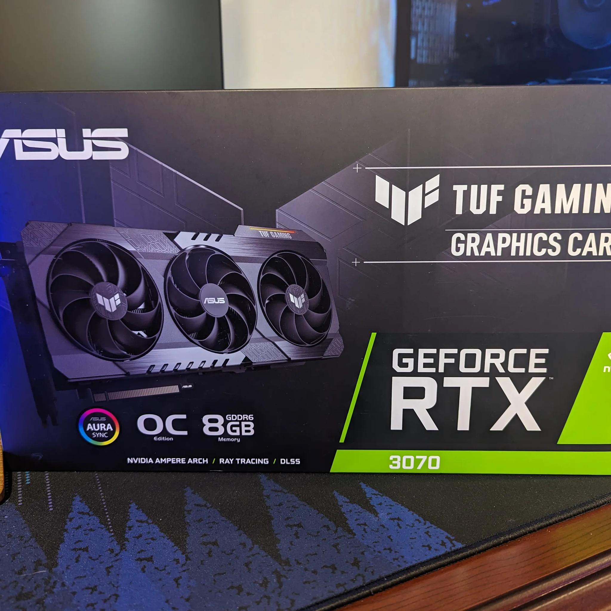 ASUS GeForce RTX 3070 TUF Gaming OC Edition 8GB GDDR6 Ray Tracing DLSS
