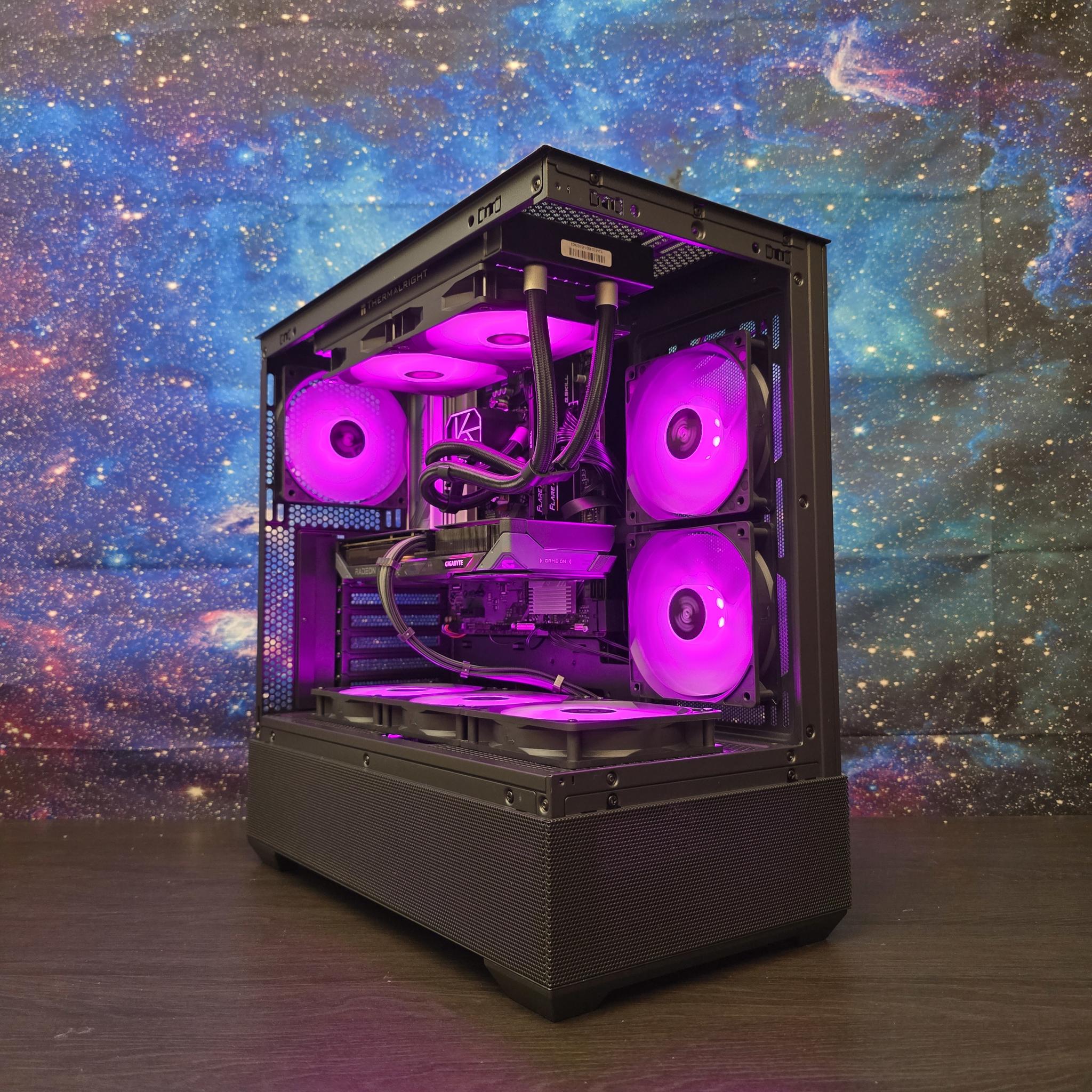 🚀 1440P ALL NEW CUSTOM AM5 PC | RX 9060XT 16GB | RYZEN 5 7600 | 1TB SSD | 32GB DDR5 6000MHZ CL32 🚀