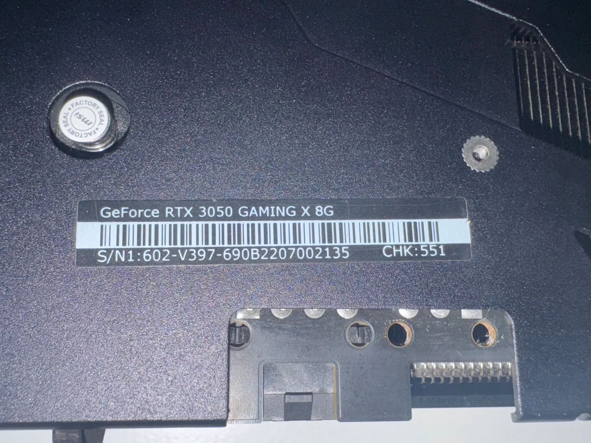 MSI GeForce RTX 3050 8GB Graphics Card
