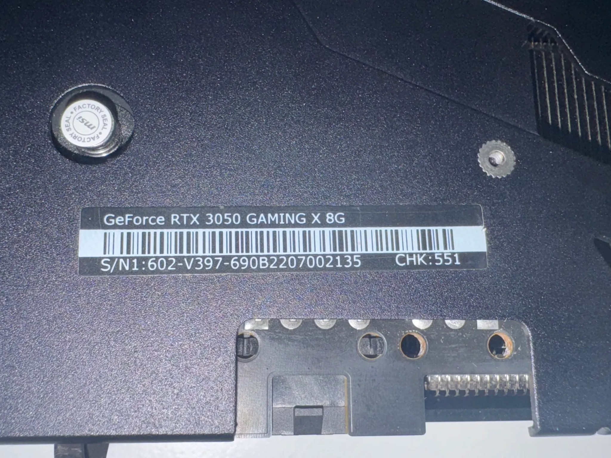 MSI GeForce RTX 3050 8GB Graphics Card