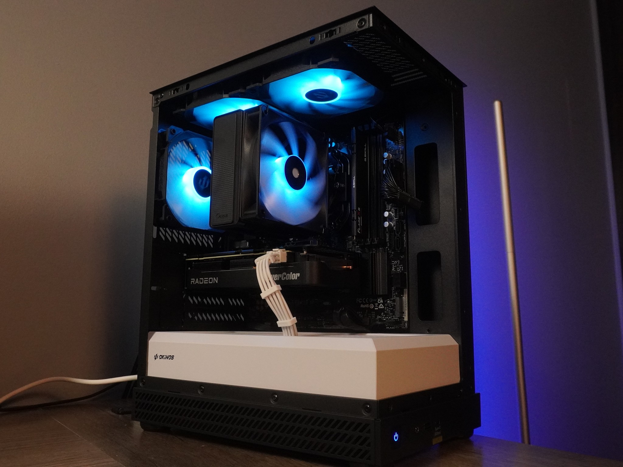 🤍CLEAN BEAST🖤 PRICE TO PERFORMANCE 💪 1440p/1080p MACHINE  🧡RX 9060XT 16GB 🧡 Ryzen 5 7500x3d DDR5 PC