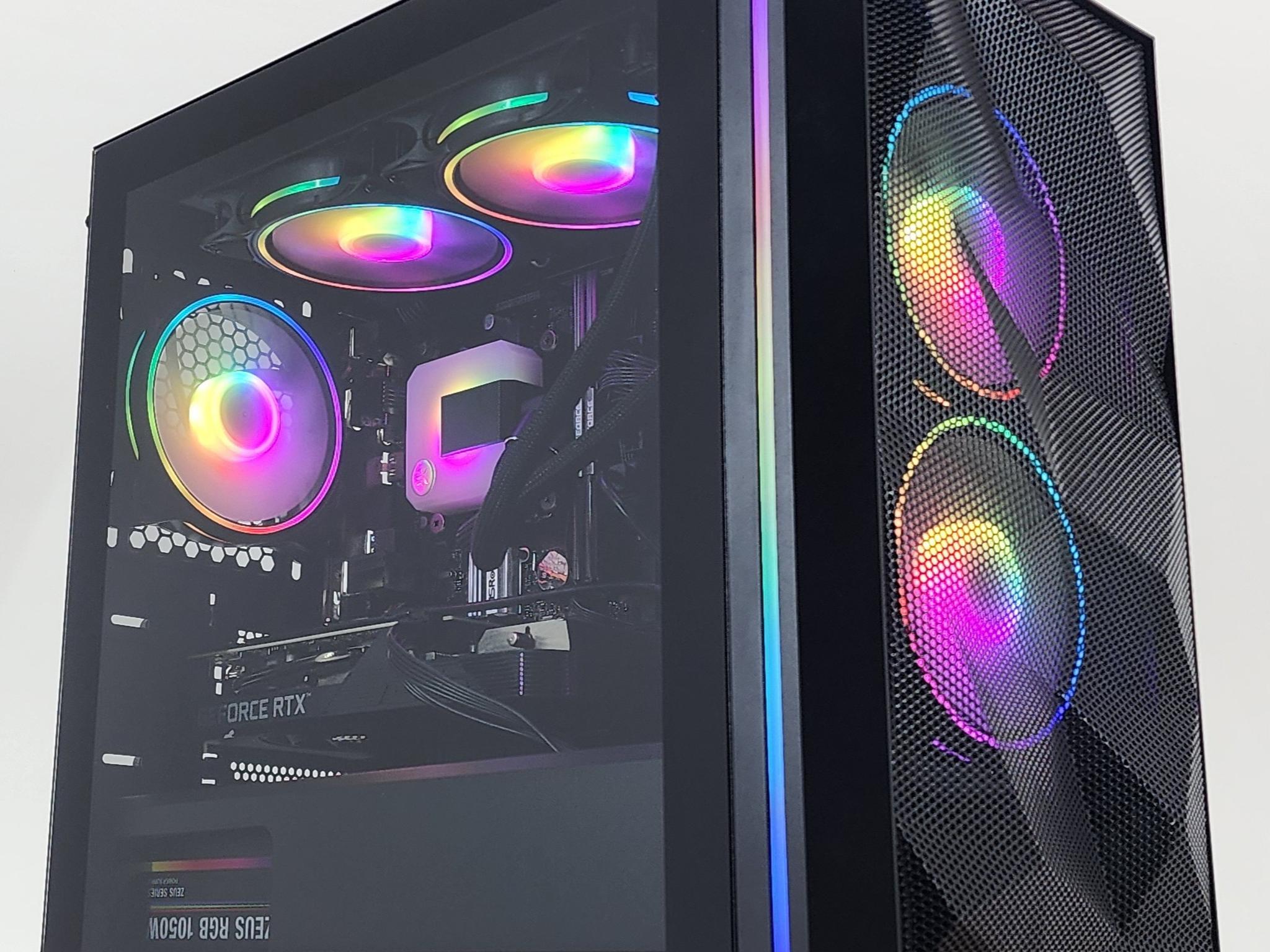 Gaming PC i7-9700K 32GB RAM 1TB SSD RTX 3070 8GB Windows 11 Computer