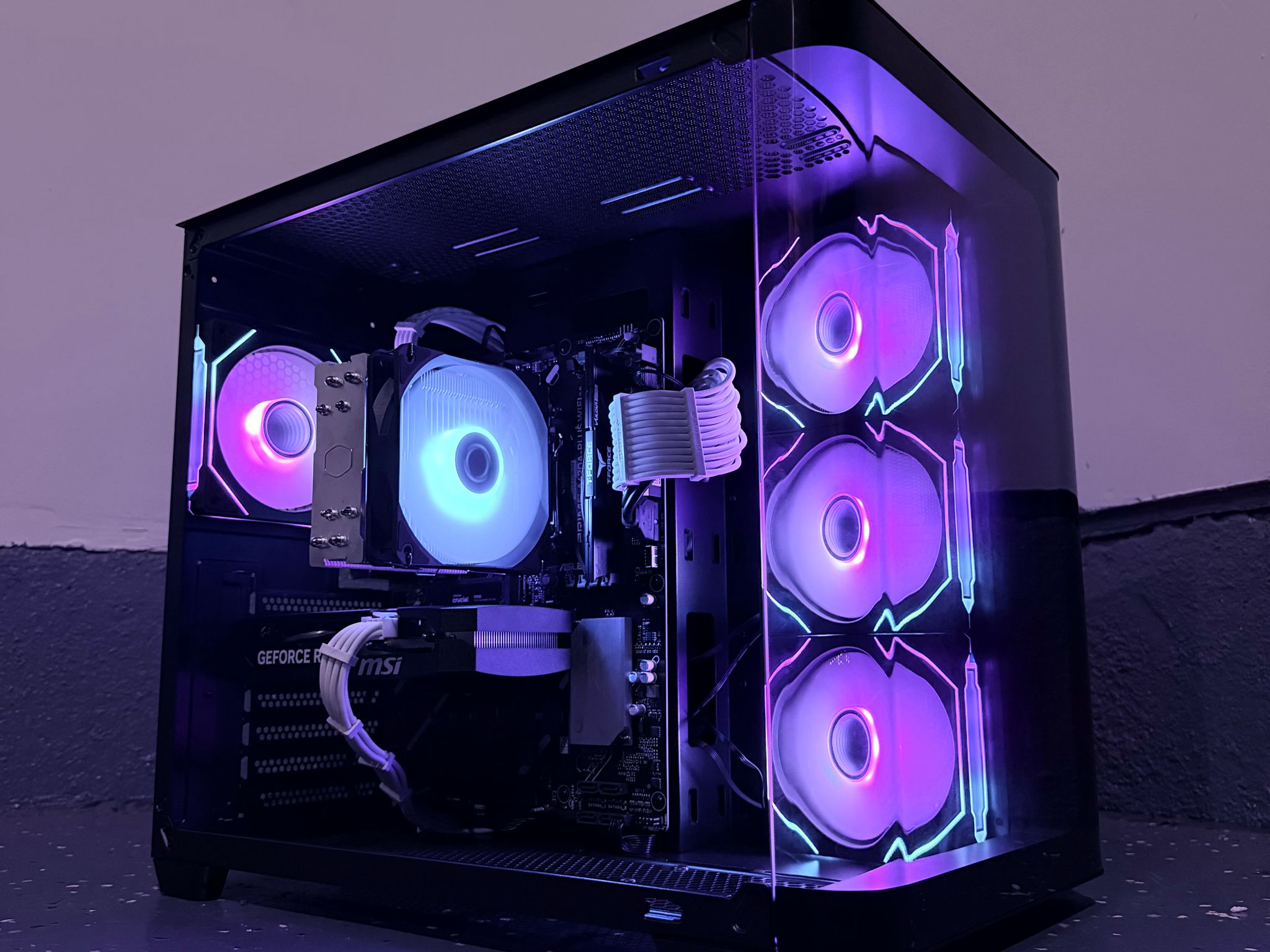 🟣"Nebula Rose"🌹| 1440p Gaming | RTX 5060 | Ryzen 5 8400F | 16GB DDR5 | 1TB NVMe