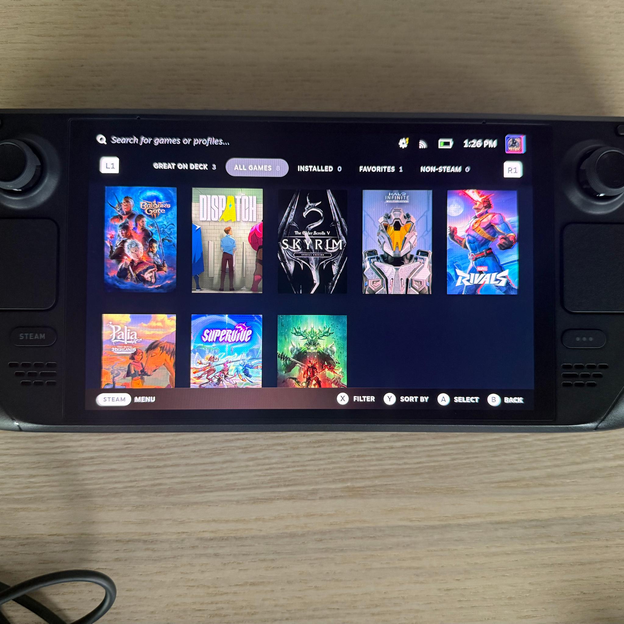 Steam Deck 1 TB OLED - 1 Year Warranty & Docking Station Included