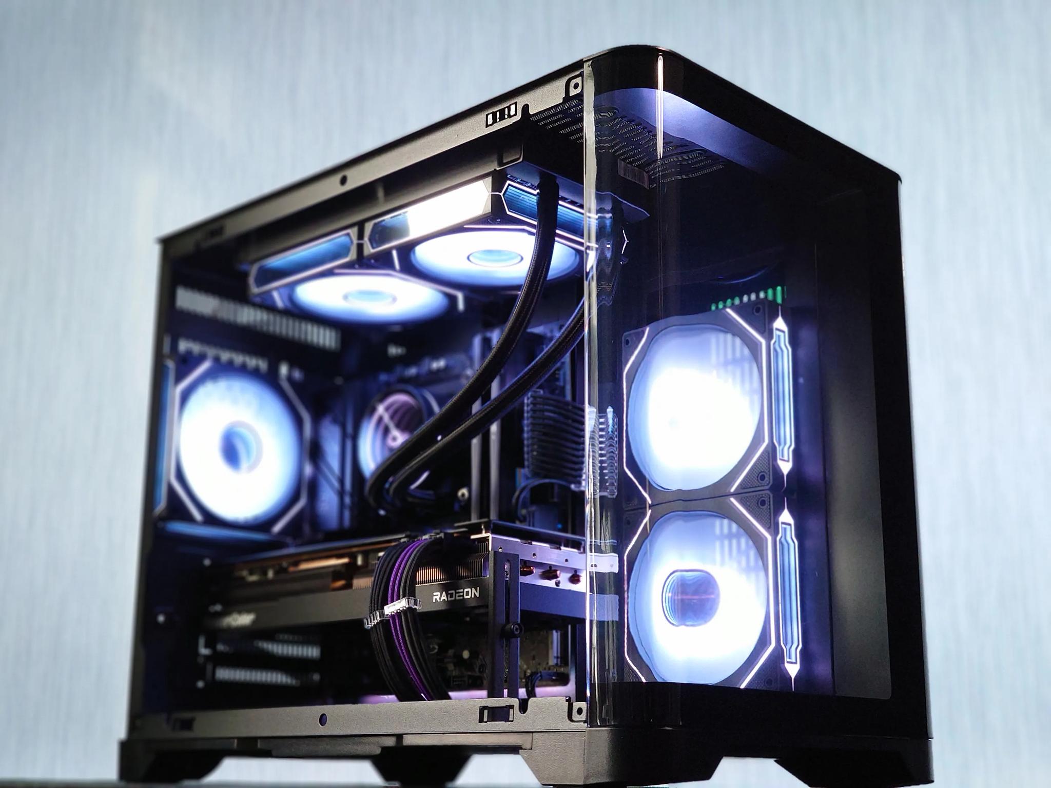 🍇🫐 Liquid Cooled Gaming PC◼️AMD RX 7800 XT 16GB◼️AMD Ryzen 9 5900X◼️32GB DDR4 RAM◼️1TB NVME