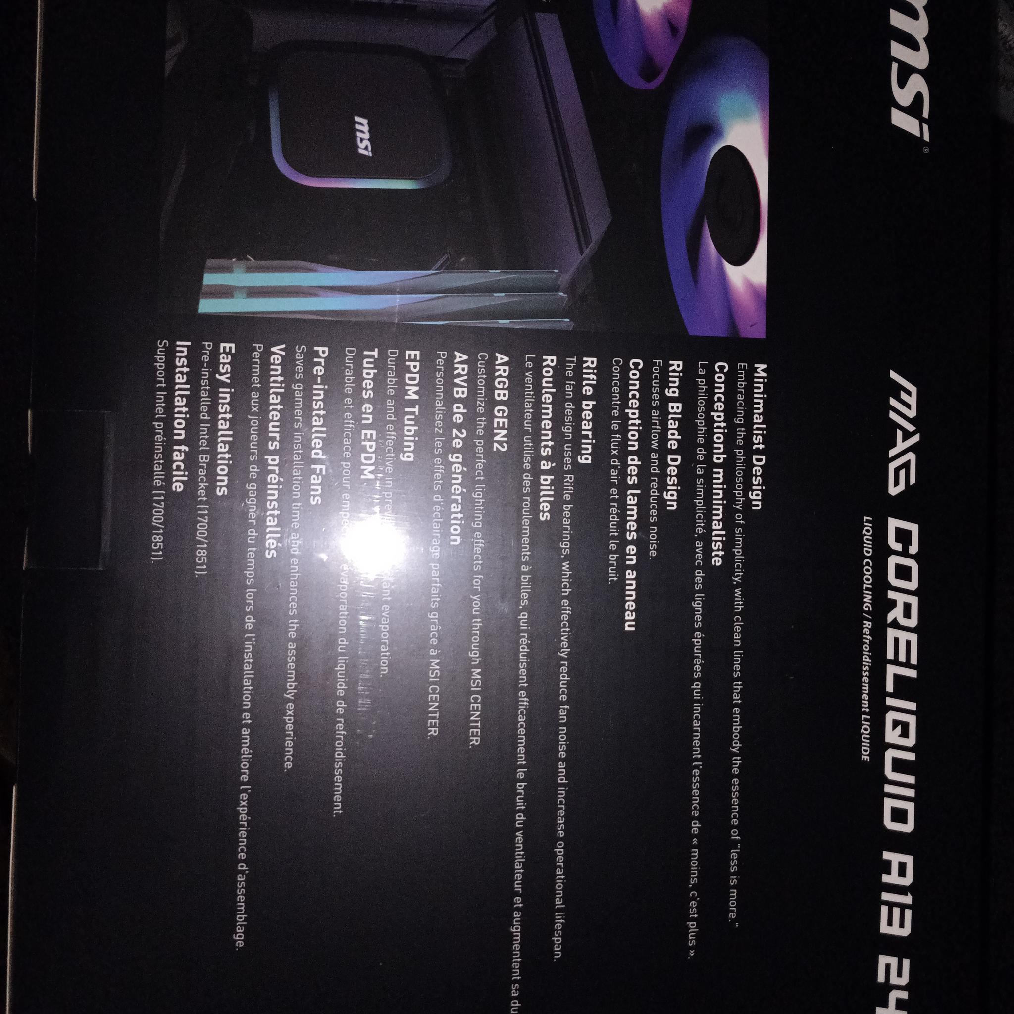 MSI MAG Coreliquid A13 240 Black