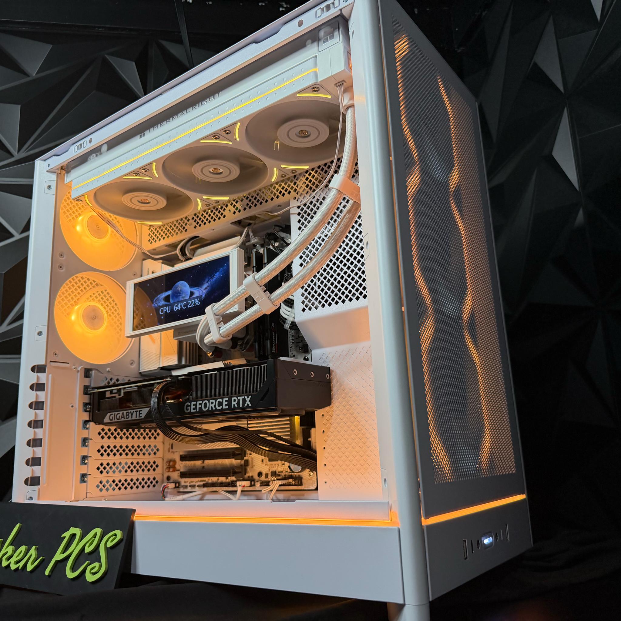 🌑❄️ MIDNIGHT GLACIER ❄️🌑 Ryzen 7 7800X3D| RTX 5070| 64 GB DDR5| 2.5 TB NVMe| 850W PSU