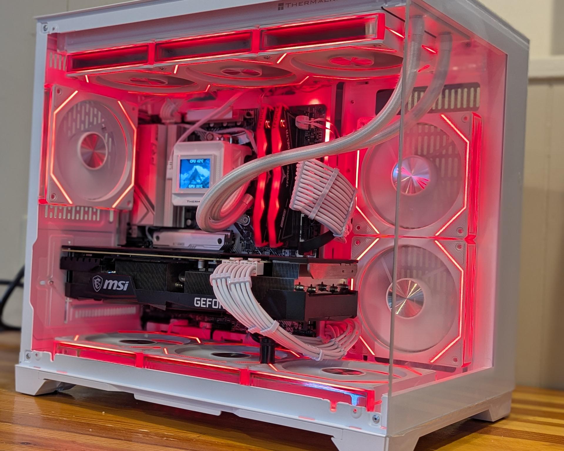 MSI RTX 3080 || AMD Ryzen 5 7500F || White 1440p Gaming PC
