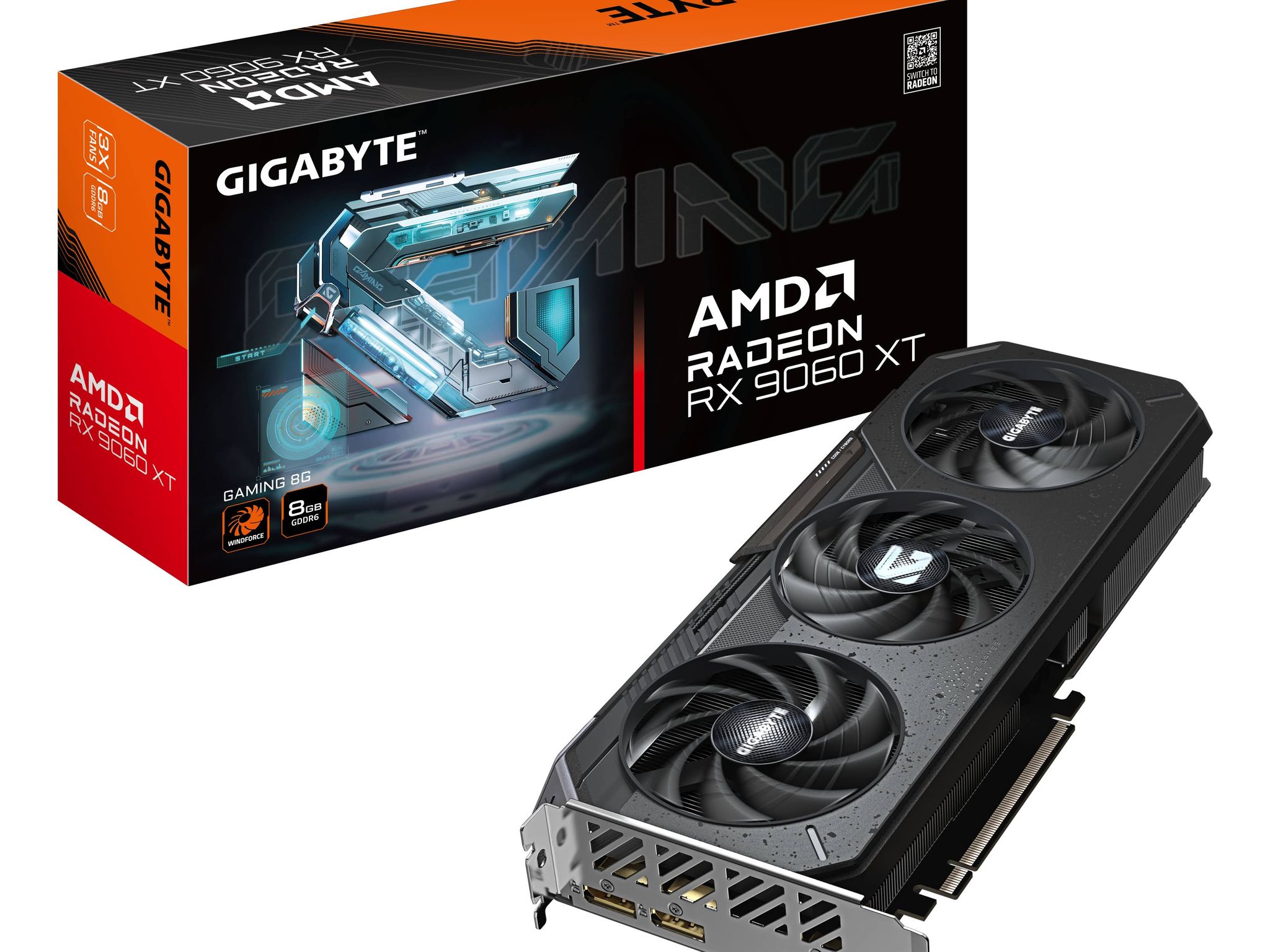 GIGABYTE Radeon RX 9060 XT GAMING OC 16G