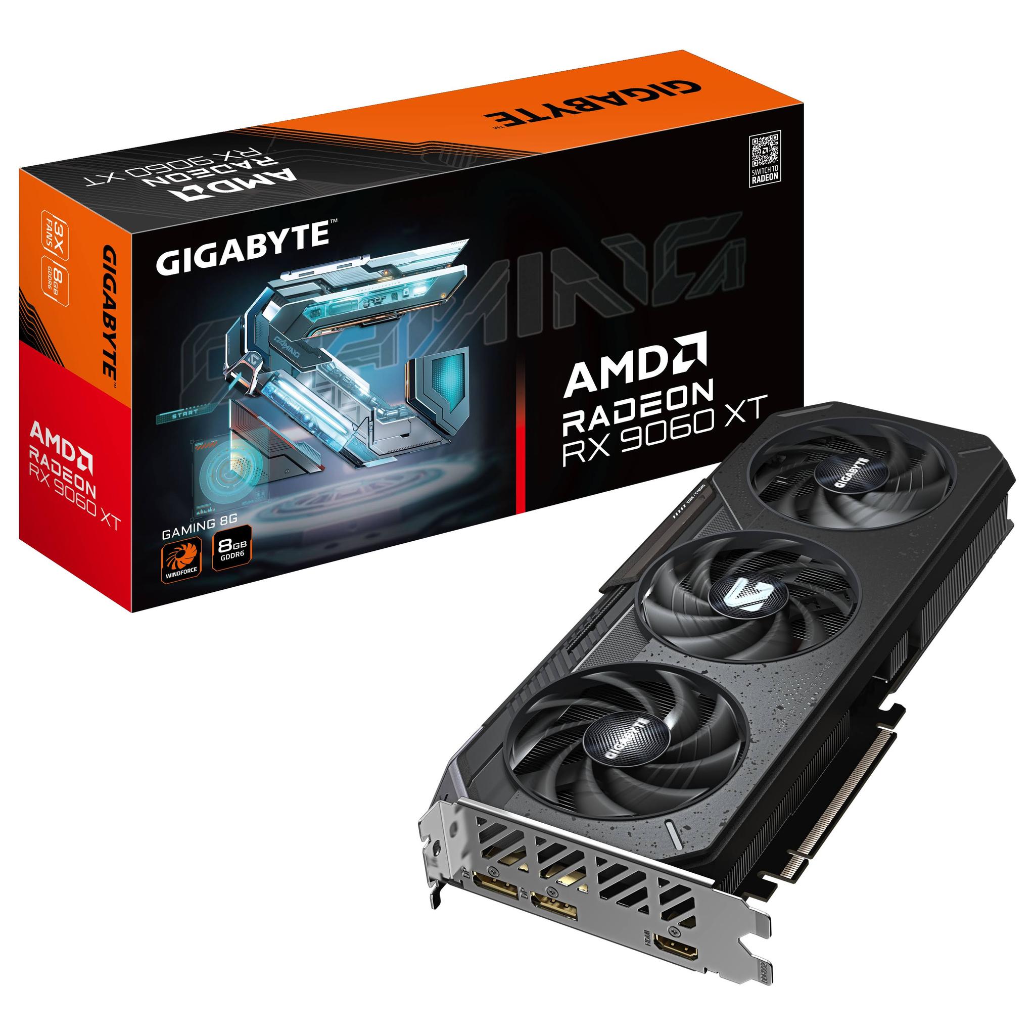 GIGABYTE Radeon RX 9060 XT GAMING OC 16G
