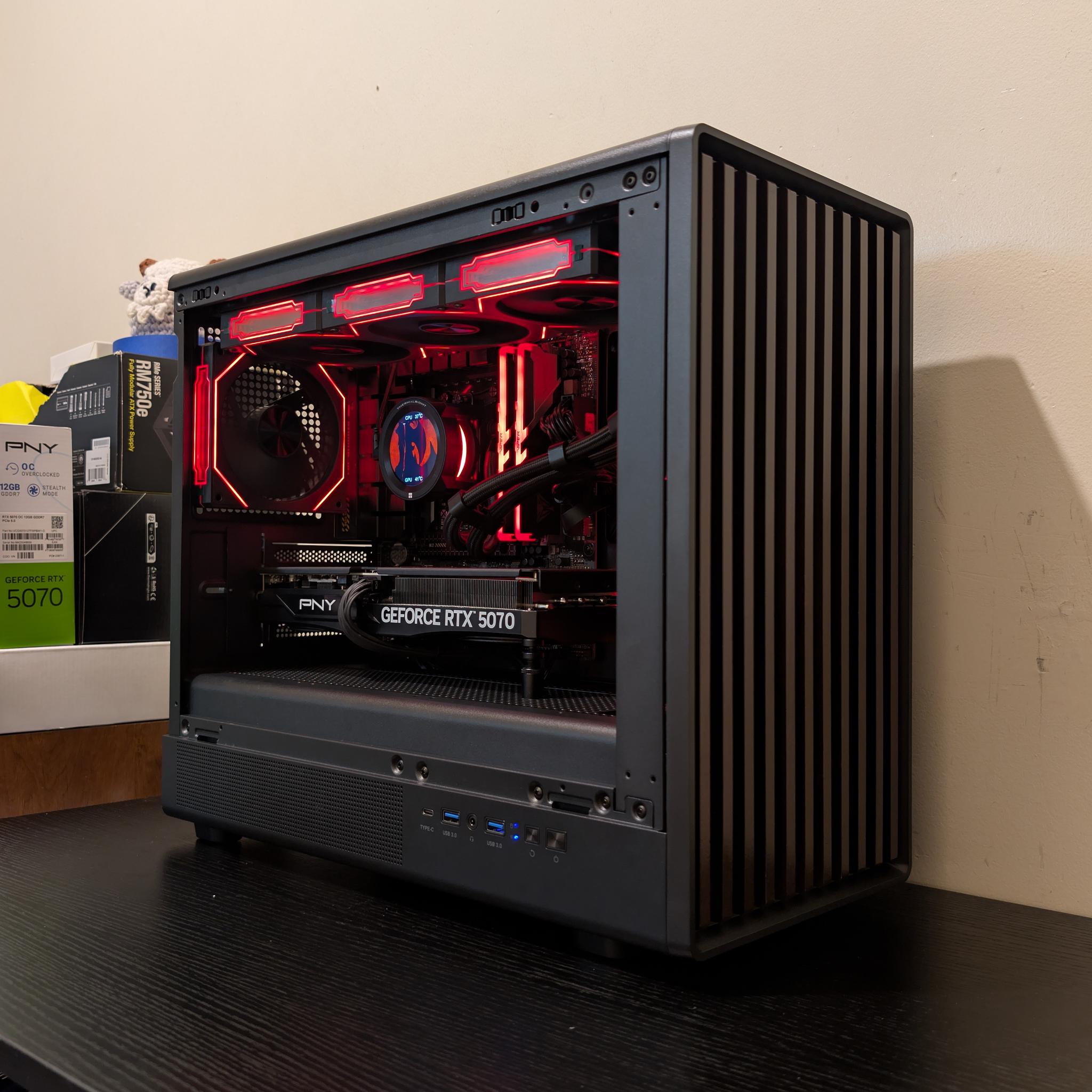 🔥🪵 1440p Gaming Beast | RTX 5070 | Ryzen 7600X | 2TB SSD | 32GB RAM | WiFi 6 & Bluetooth 🪵🔥