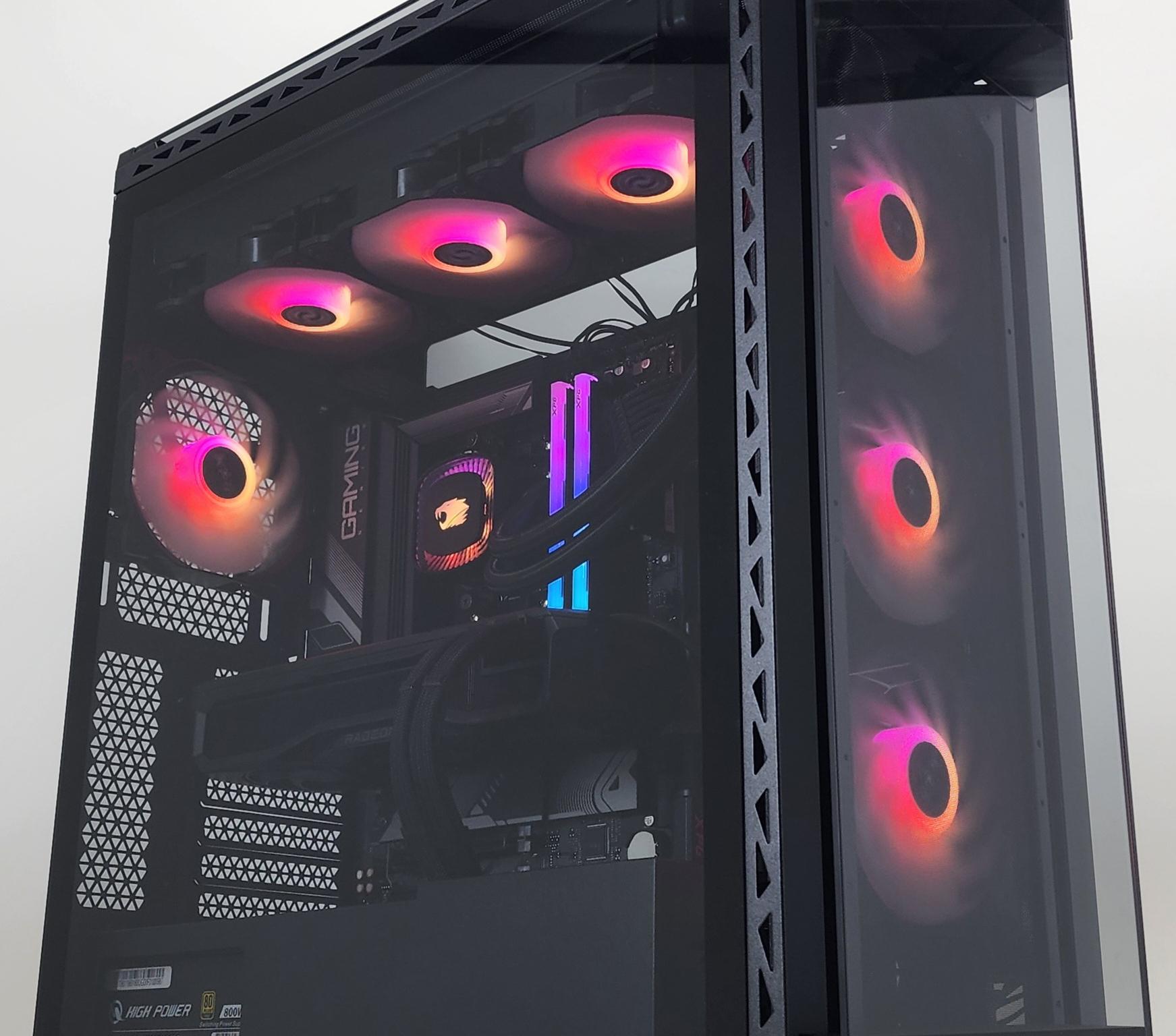 Gaming PC Ryzen 7 7800X3D 32GB RAM 2TB SSD RX 7900 XT 20GB Windows 11 Computer