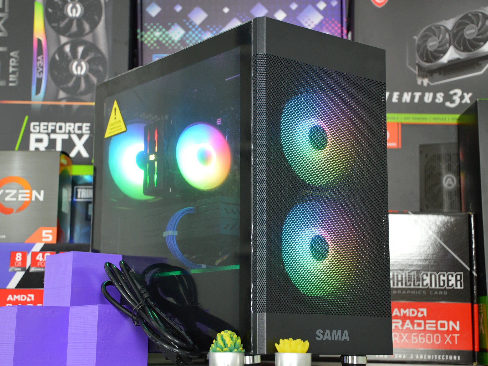 🔵⚫️| RX 580 8GB | INTEL XEON E5 2670 V3 | 16GB DDR4 RAM | 1TB NVME SSD | Midnight Cobalt |