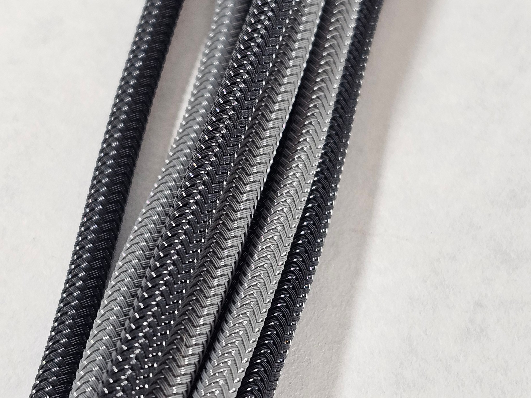 Black and Gray PCIe GPU Extension Cables