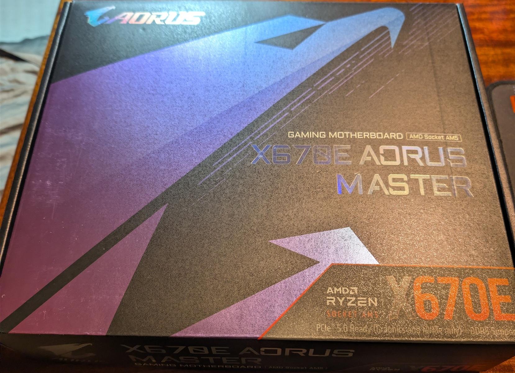 Gigabyte X670E Aorus Master