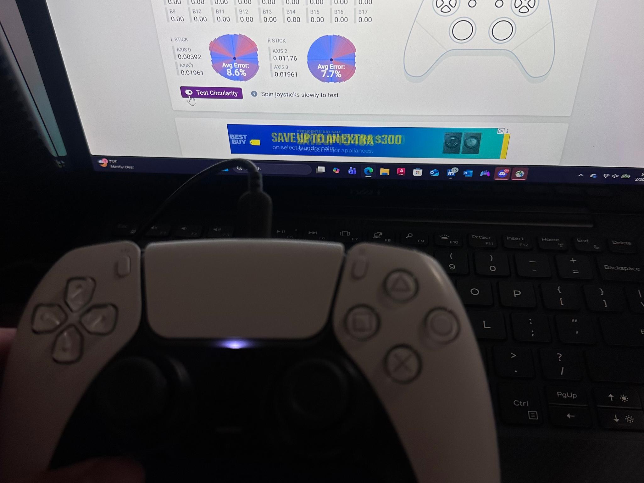 Customized PS5 Controller with Hall Effect Joysticks