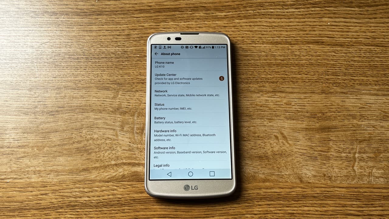 LG K10 K428 - 16GB - Gold Smartphone Device