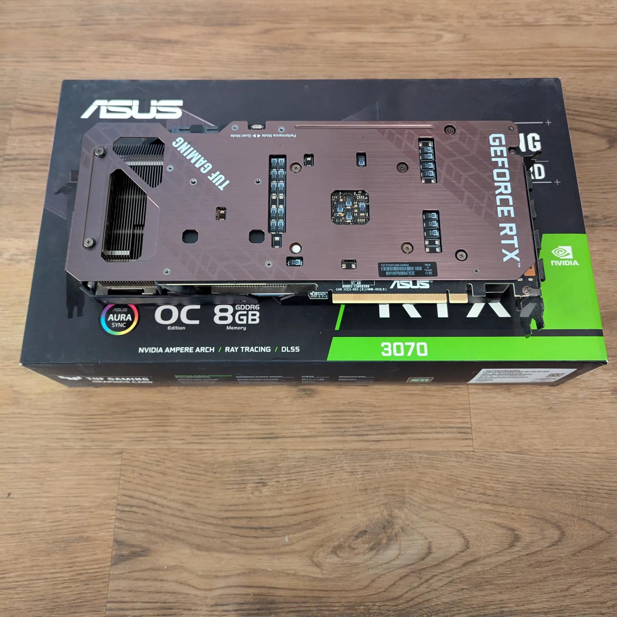 ASUS TUF Gaming GeForce RTX 3070 8GB GDDR6 Graphics Card (with Box)