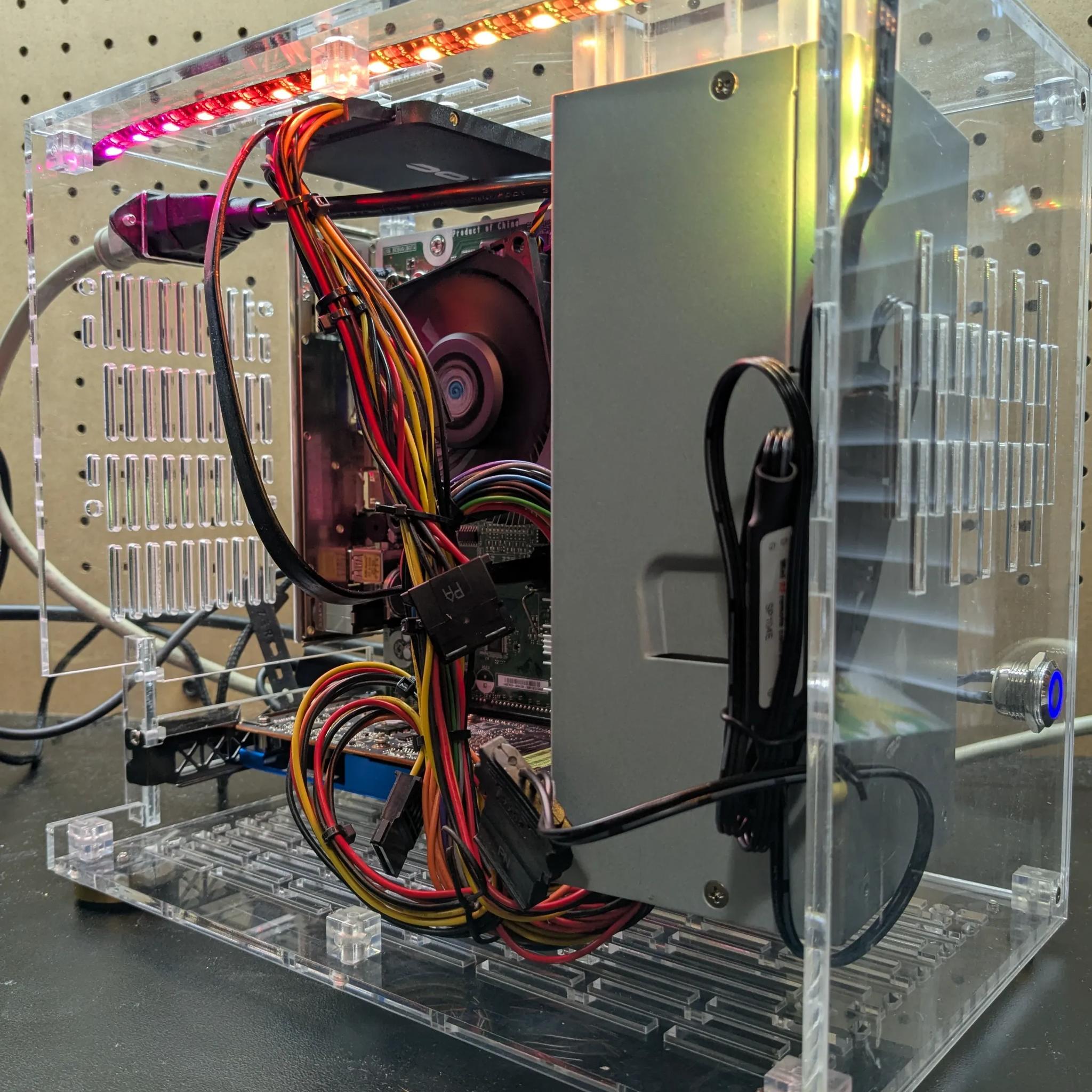 90 FPS Fortnite | 180 Day Warranty | See-Through Case, i5-4590T, 16GB RAM, 4GB GPU, 512GB SSD, Win10