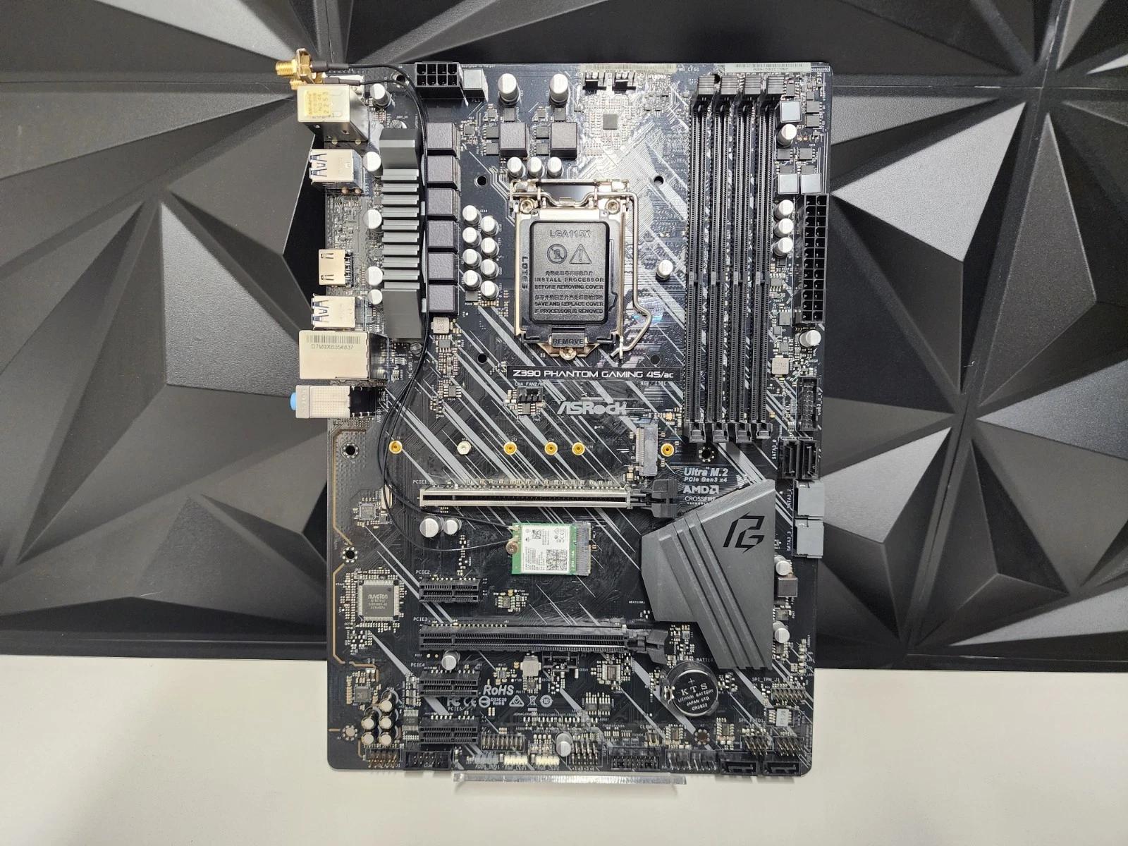UPDATED BIOS ASROCK Z390 Phantom Gaming 4S/AC WIFI LGA1151 DDR4 ATX MOTHERBOARD