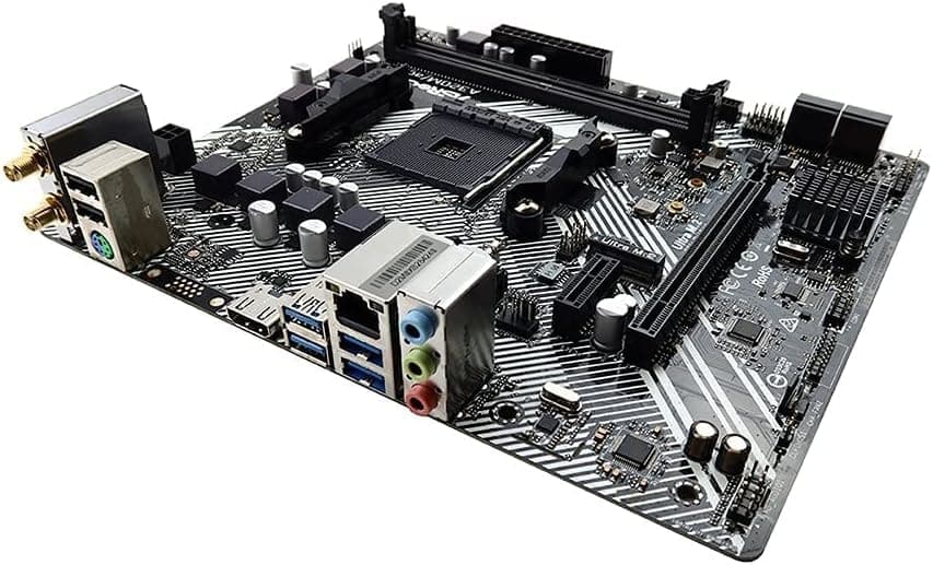 ASRock A520M-HDV AMD Socket AM4 AMD A320 MicroATX M.2 Desktop Motherboard A