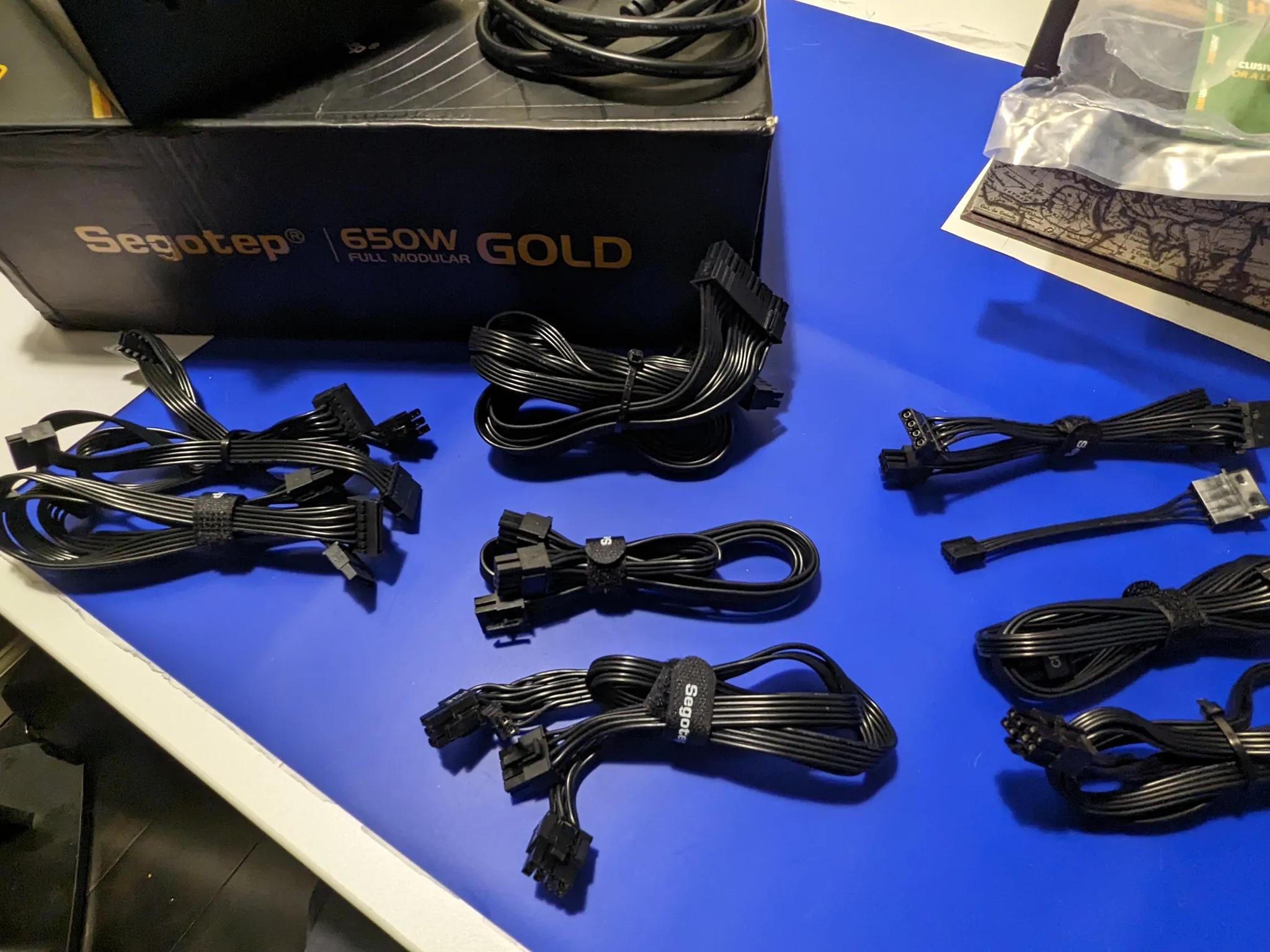 Segotep 650w 80Plus Gold Fully Modular PSU.