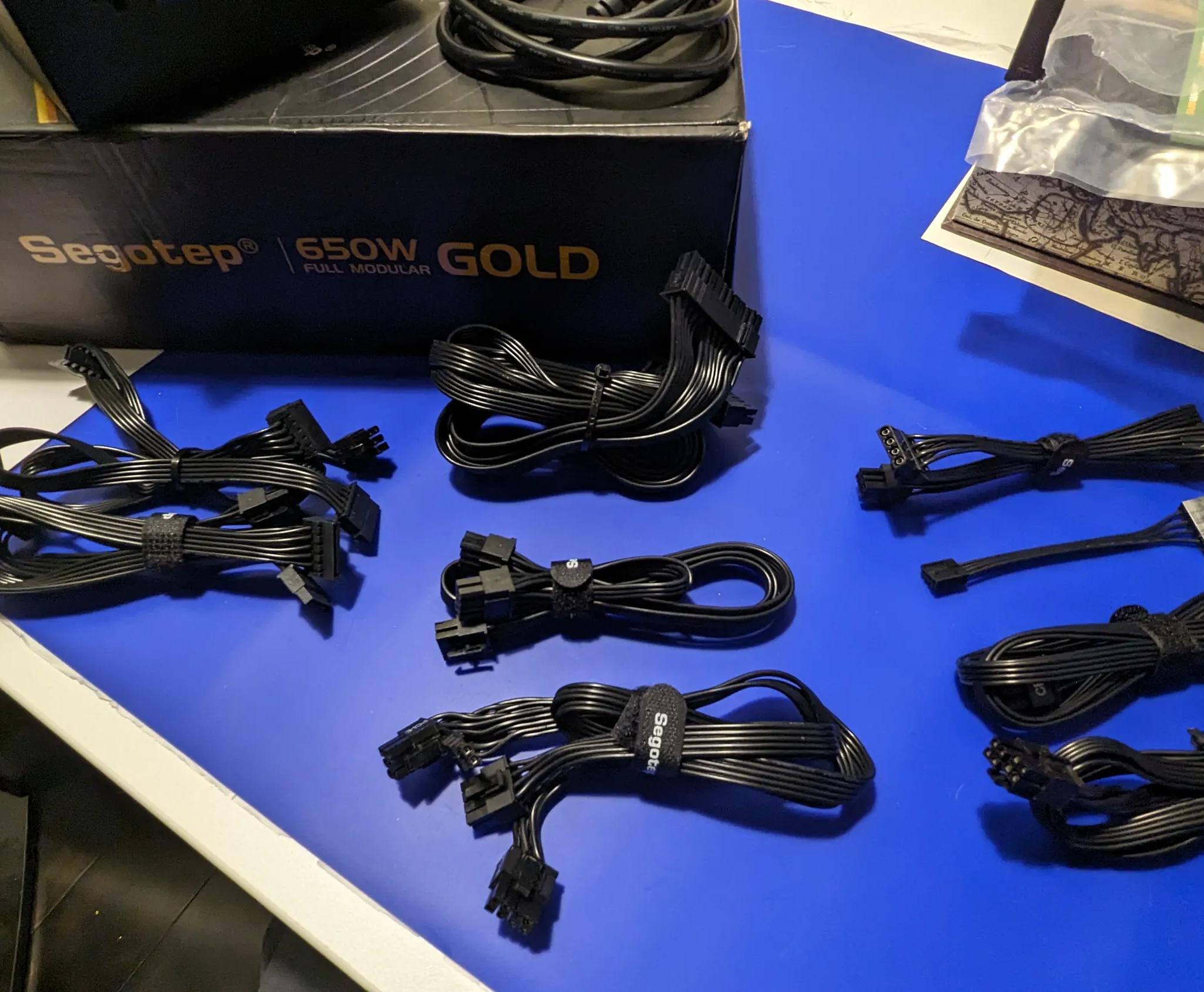 Segotep 650w 80Plus Gold Fully Modular PSU.
