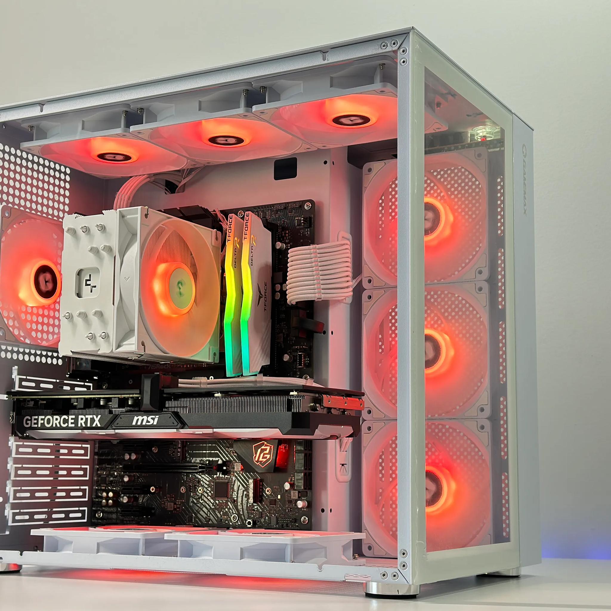 🧊Frozen 🧊Gaming PC❄️Nvidia RTX 4070 12GB❄️Intel 13500T 14Core❄️32GB DDR4❄️1TB NVME