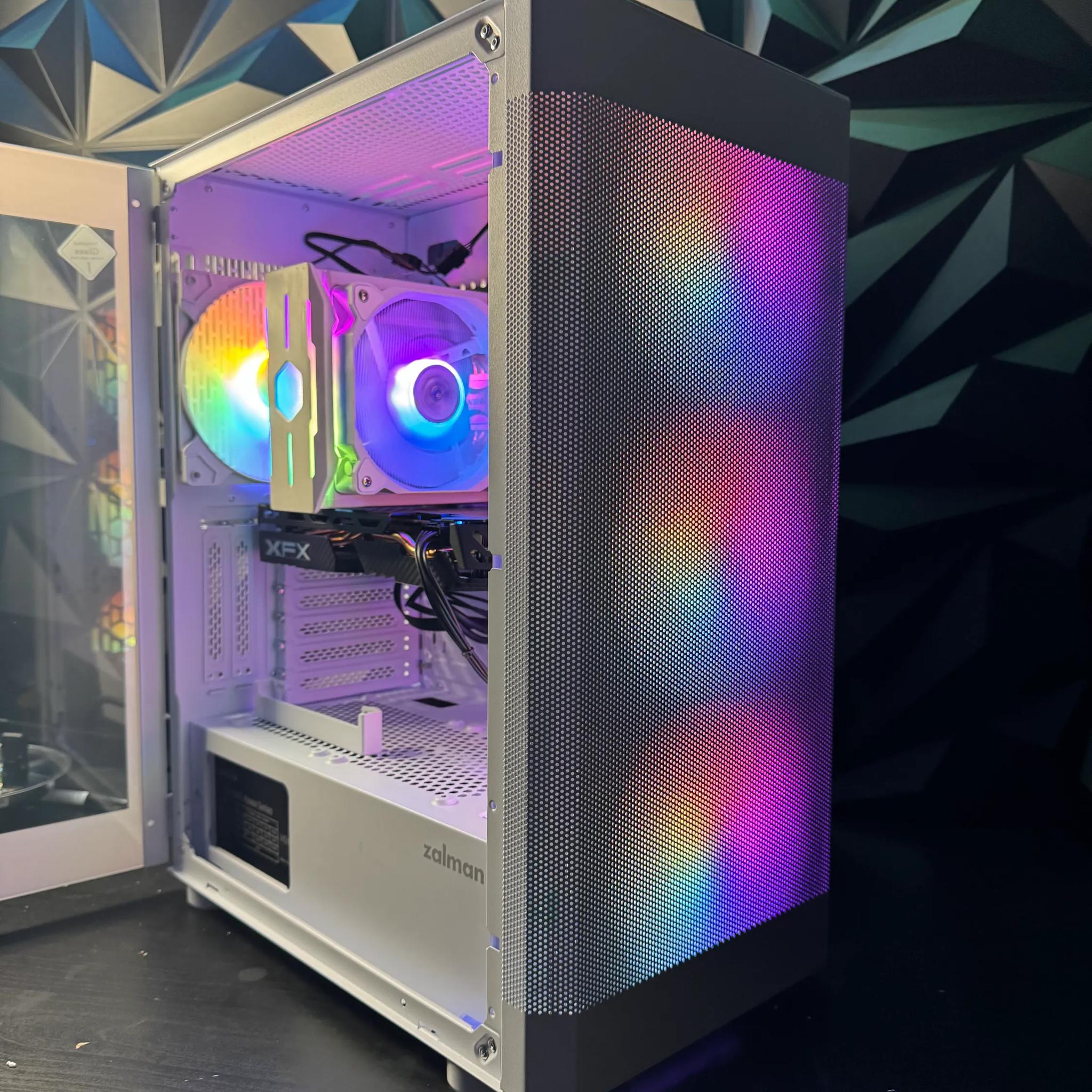 ❄️ White Snow Budget Build ❄️ Xeon 2630  8-core | RX 580 8 GB |32 GB DDR4