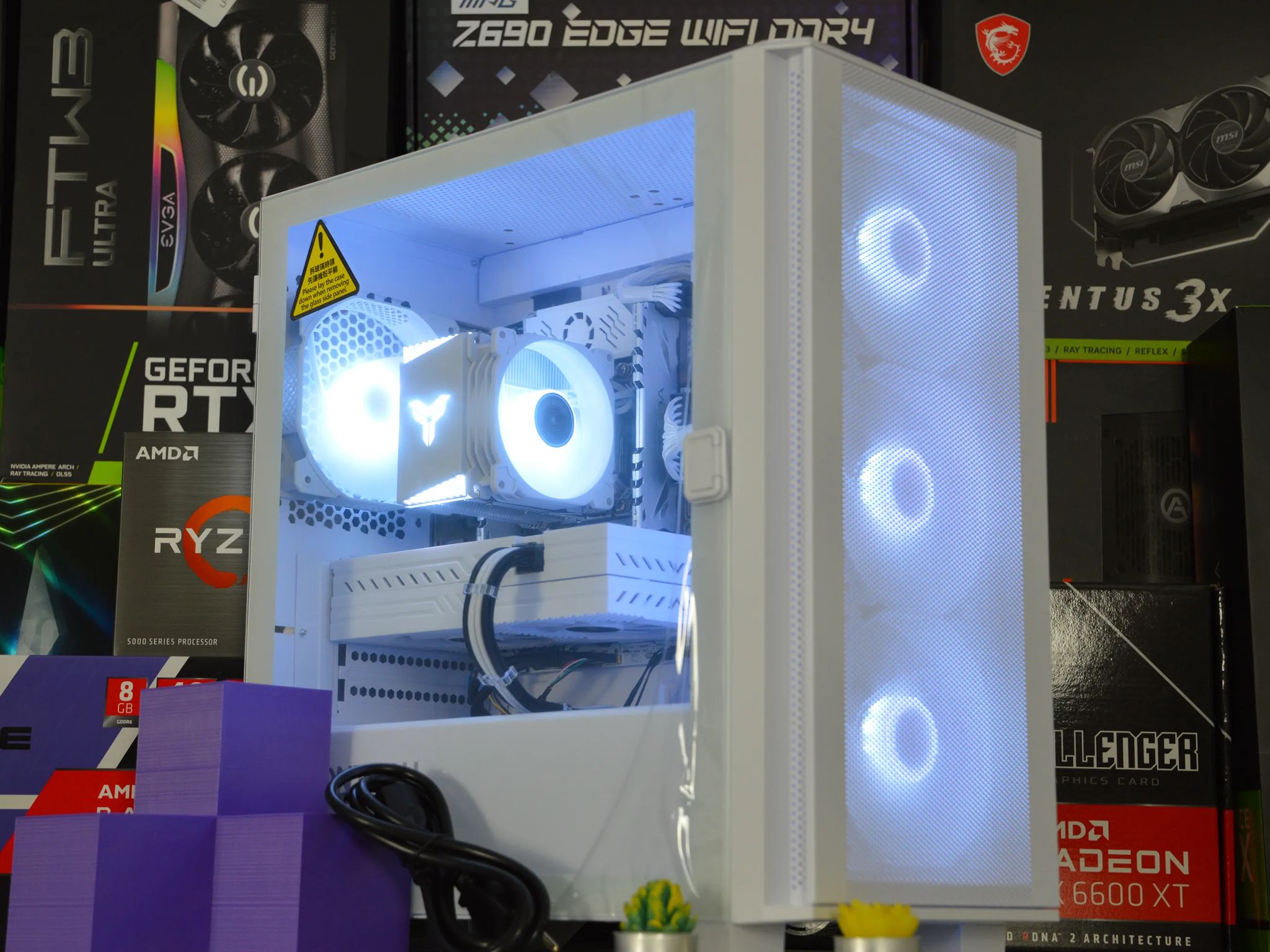 ⚪⚪| RX 580 8GB | INTEL XEON E5 2670 V3 | 16GB DDR4 RAM | 1TB NVME SSD | White-Out 2.0 |