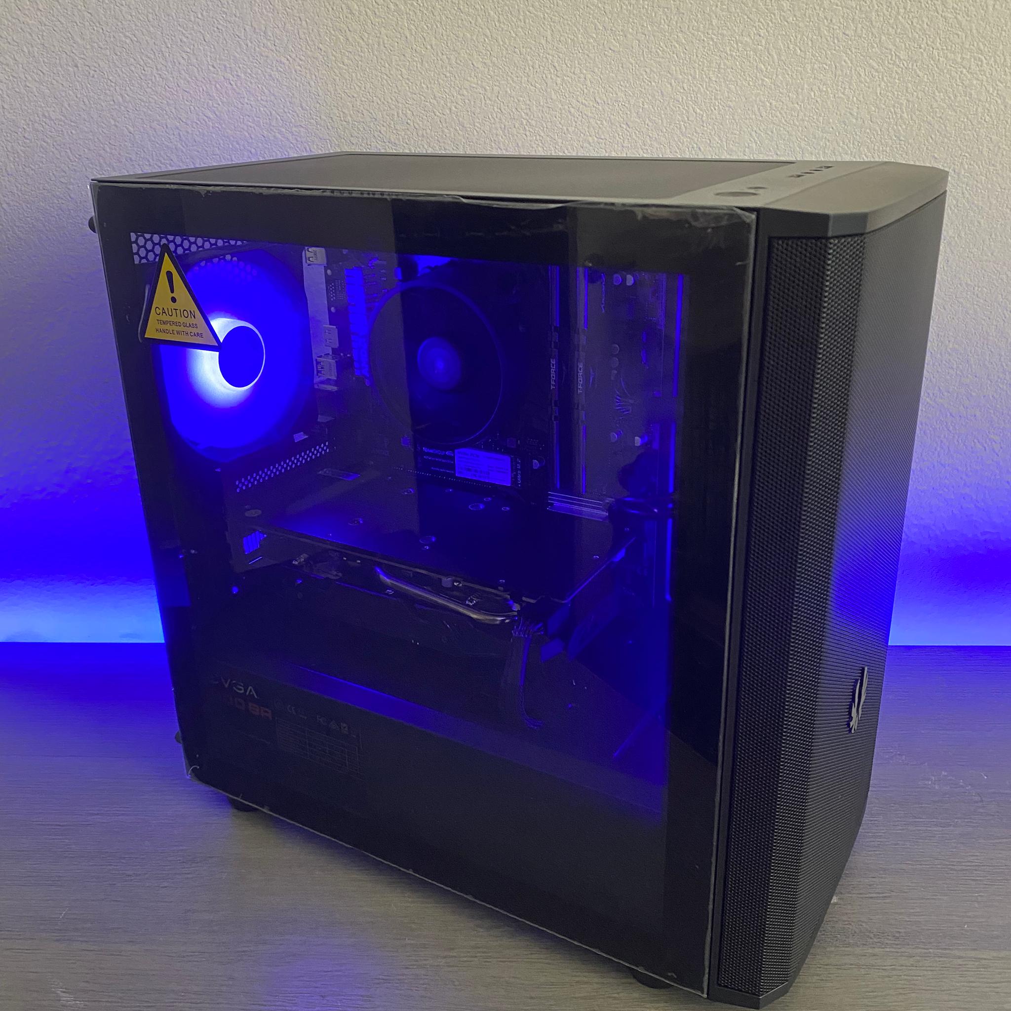Team Red Gaming PC 1440P - AMD RX 580 8GB - AMD Ryzen 5 2600 - ARGB - 1TB NVMe