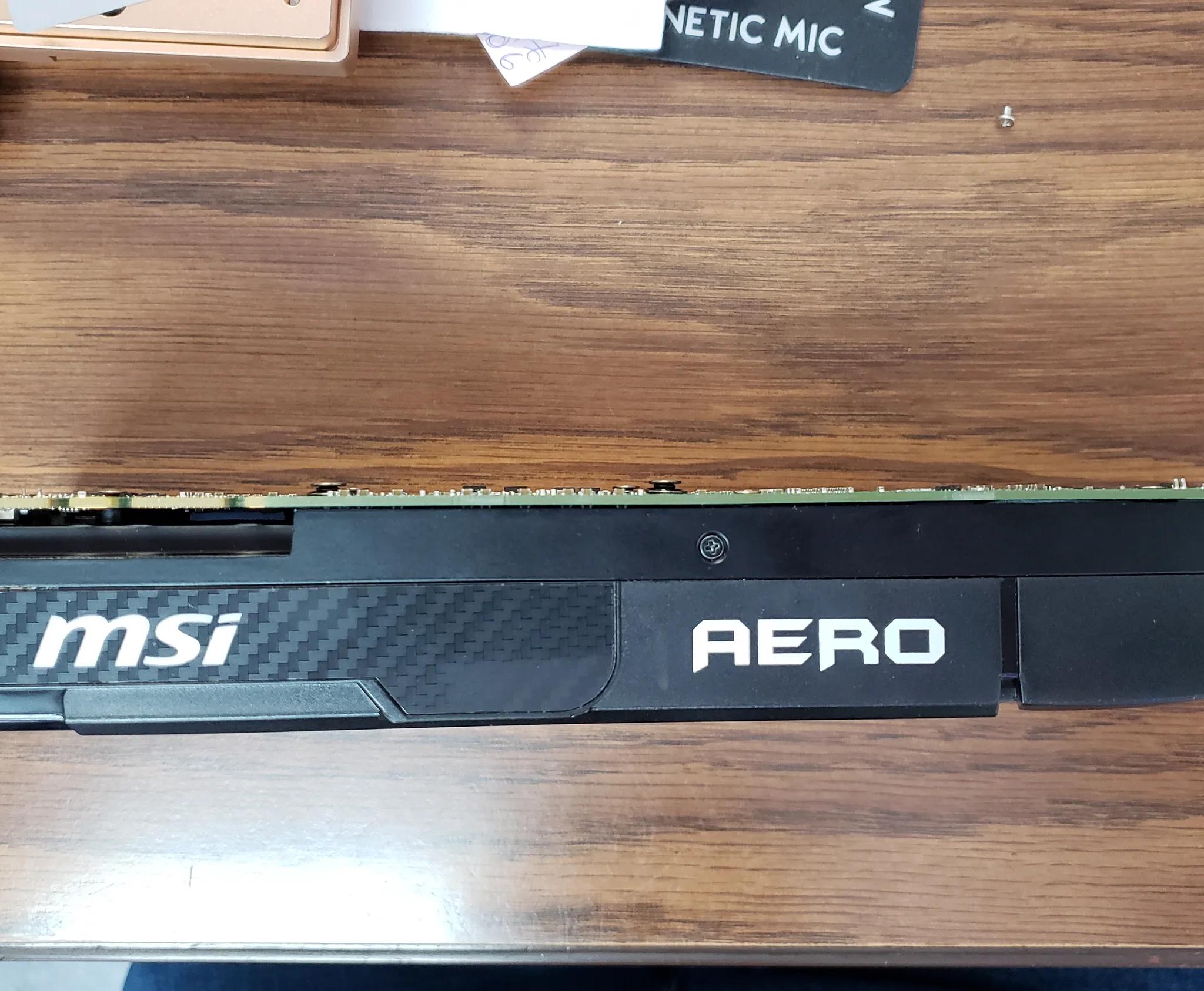 MSi GTX 1070 graphics card