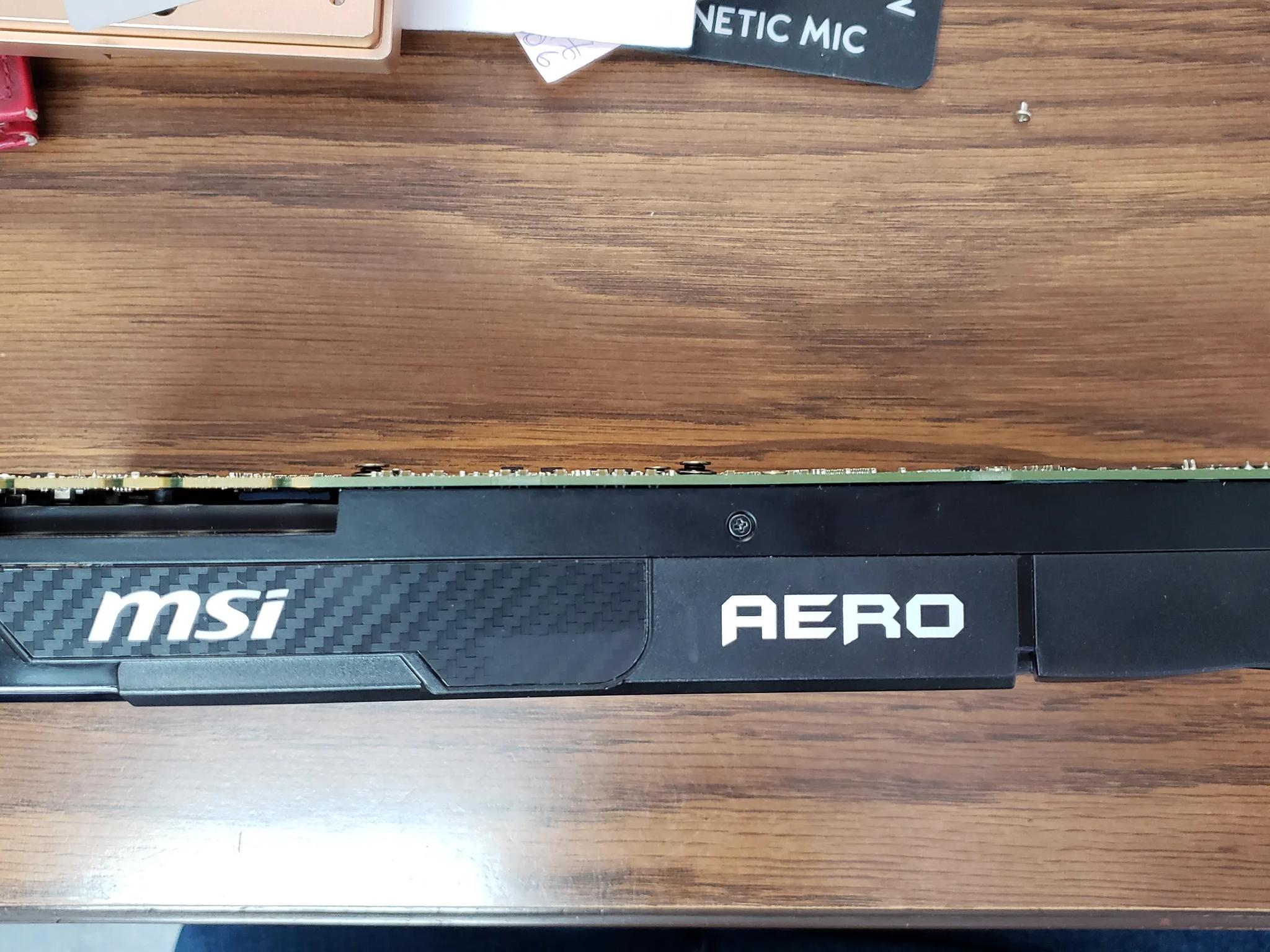 MSi GTX 1070 graphics card