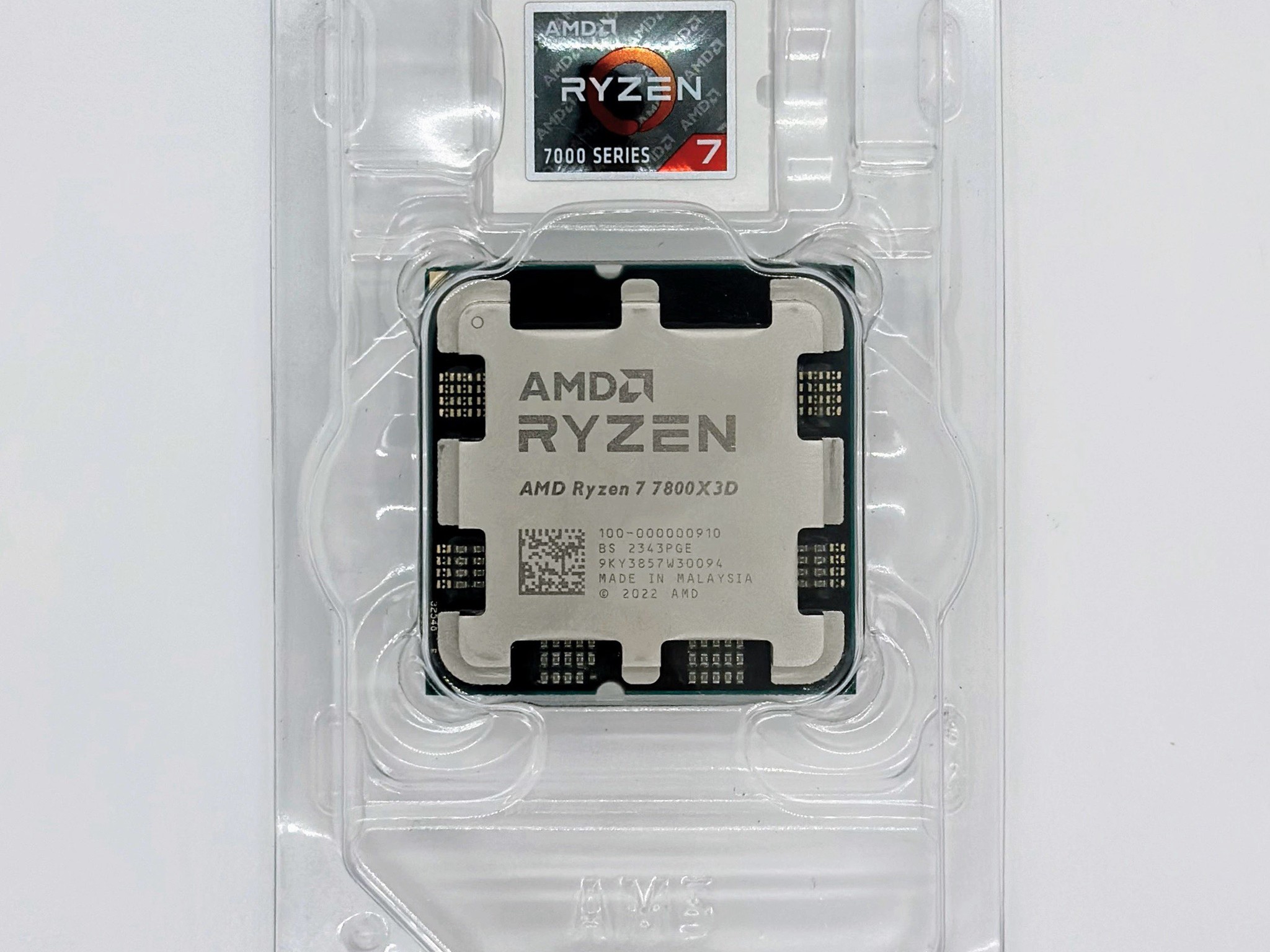 AMD AMD Ryzen™ 7 7800X3D 4.2GHz 8-Core 96MB AM5 CPU Processor 120W