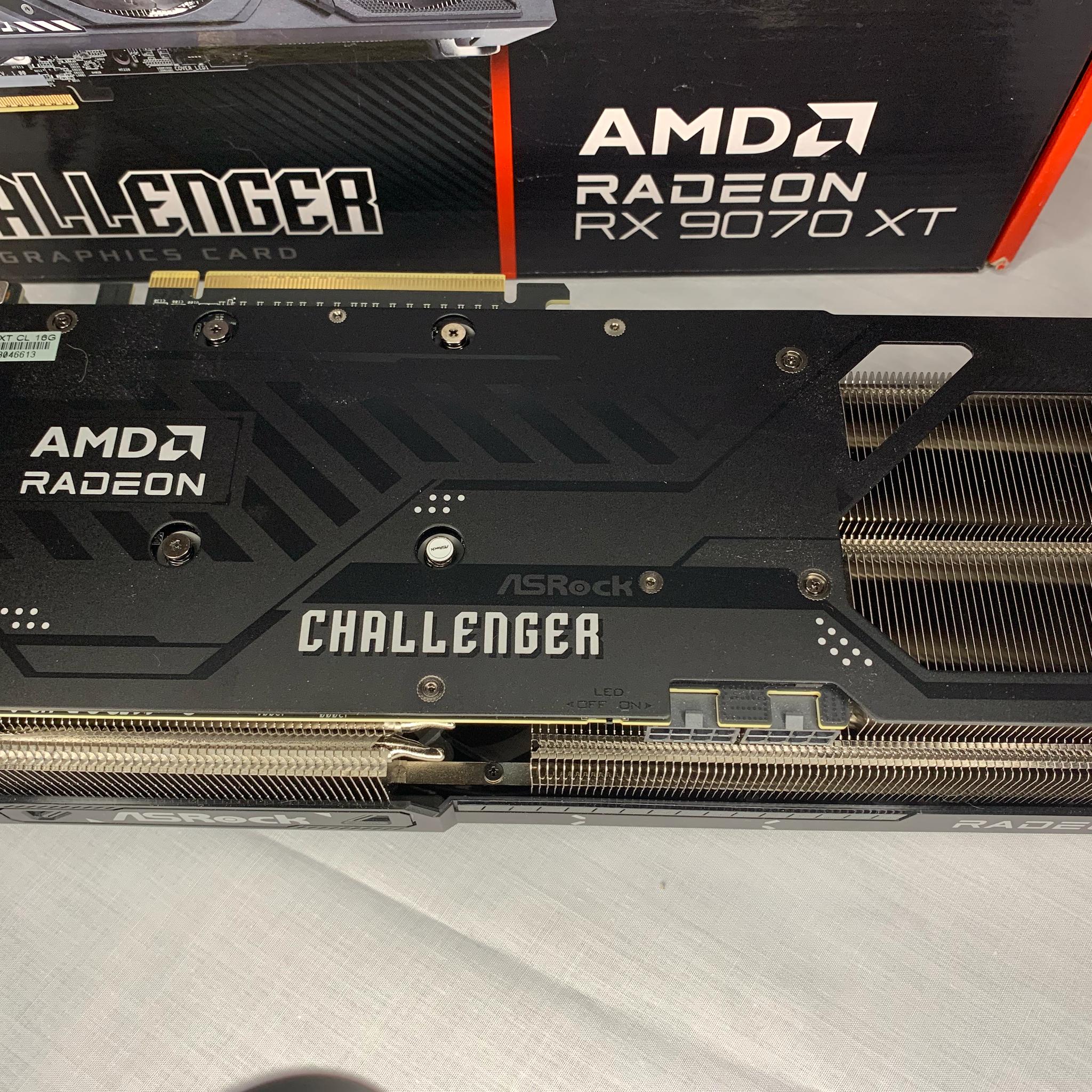 ASRock AMD RX 9070XT 16GB PCIE 5.0 Graphics Card GPU