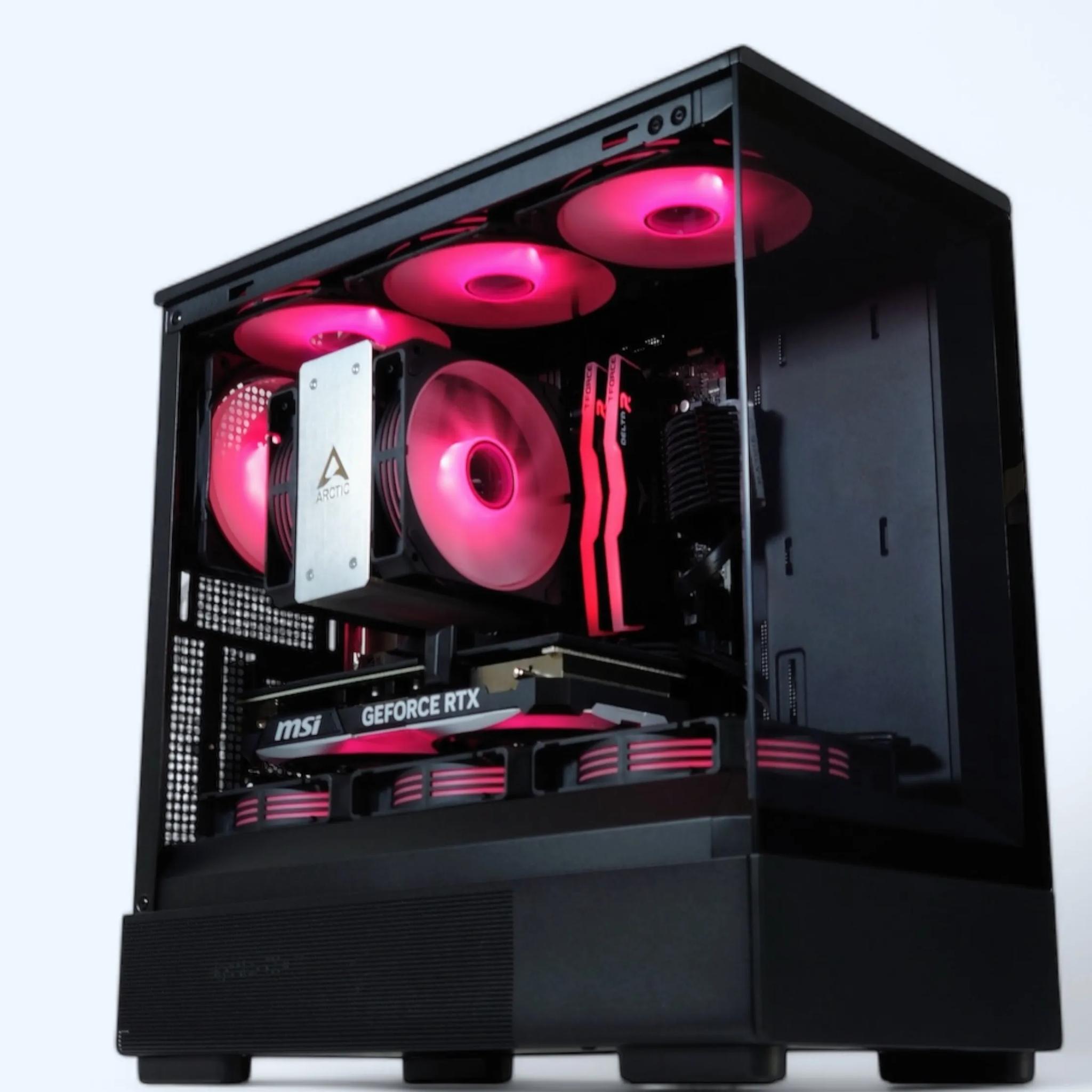 🖤💚Darkstar❇️ Gaming PC❇️Nvidia RTX 4060 8GB❇️AMD Ryzen 7 5700X3D 8-Core❇️32GB DDR4❇️ 1TB SSD
