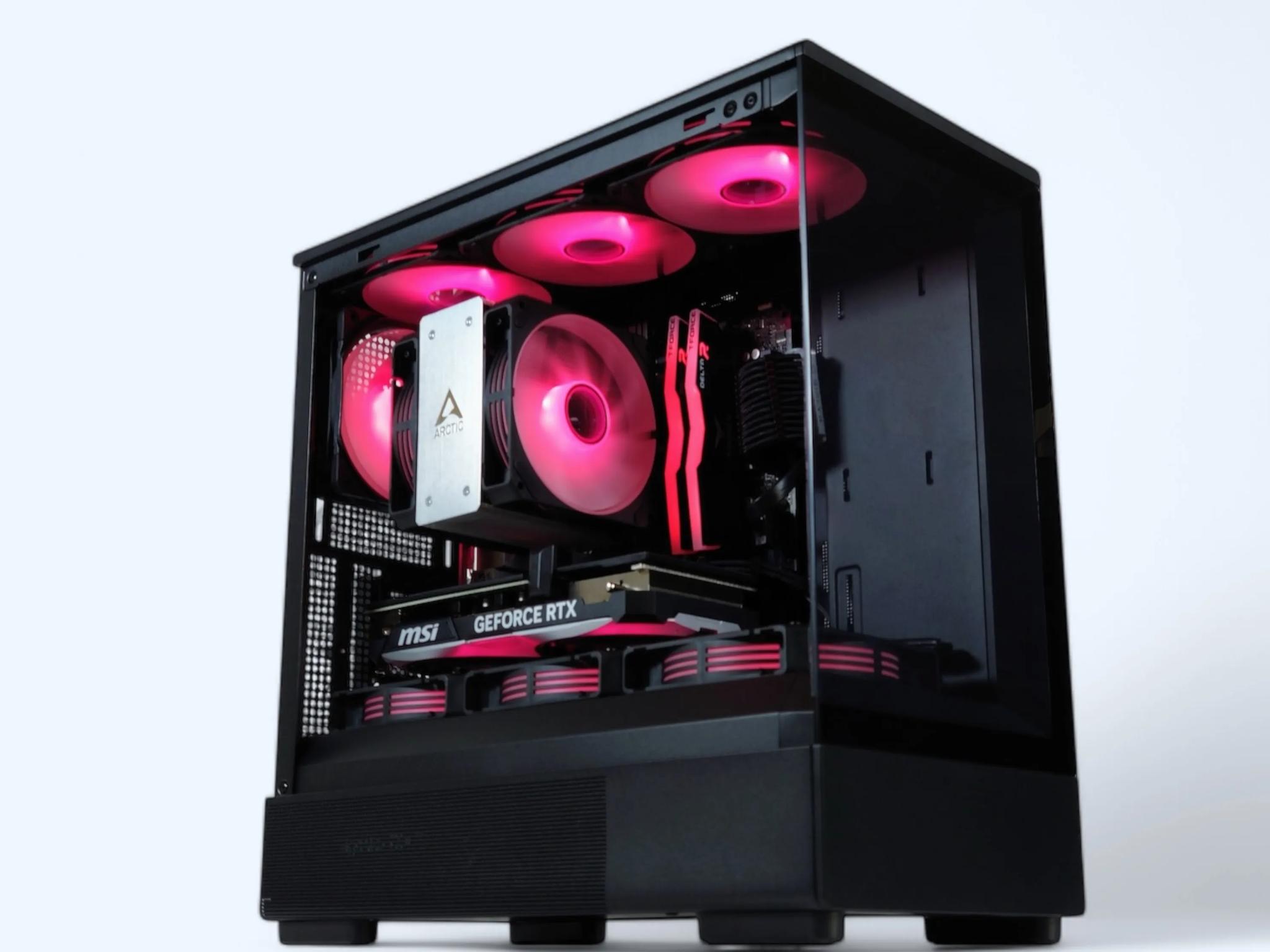 🖤💚Darkstar❇️ Gaming PC❇️Nvidia RTX 4060 8GB❇️AMD Ryzen 7 5700X3D 8-Core❇️32GB DDR4❇️ 1TB SSD