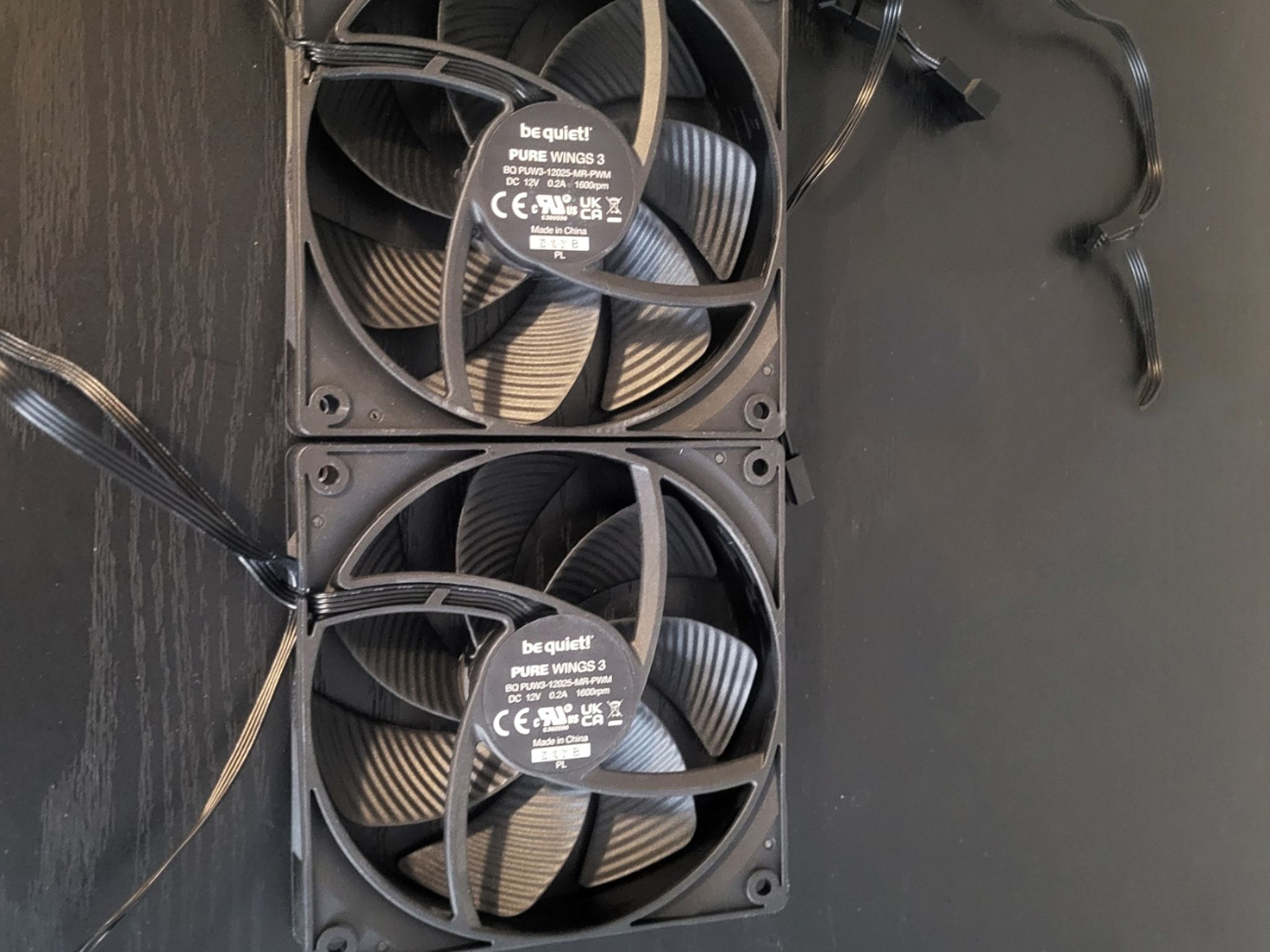 A Pair of Be Quiet 120mm Case Fans