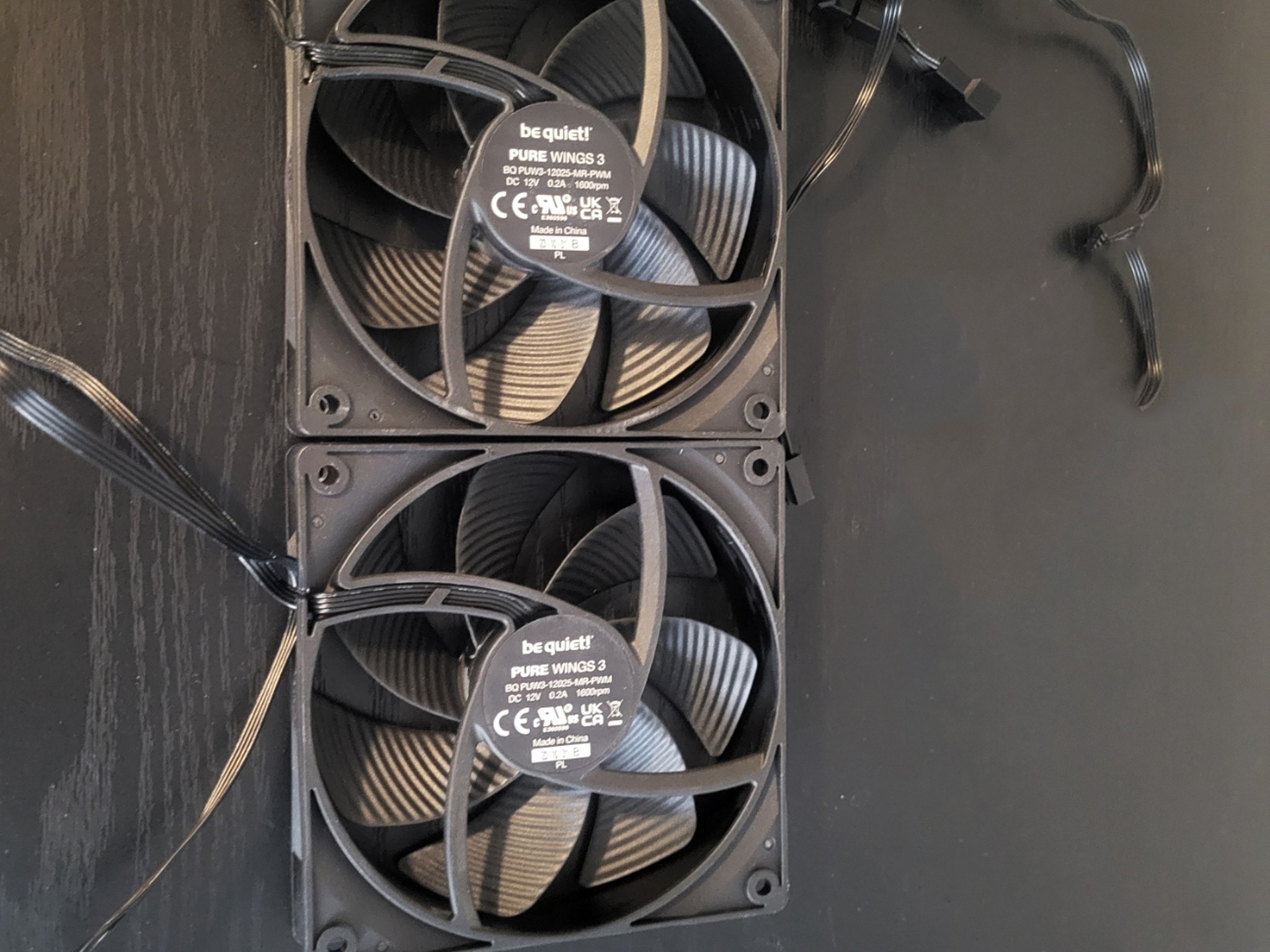 A Pair of Be Quiet 120mm Case Fans