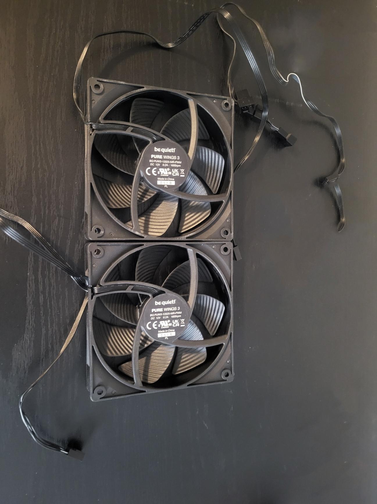 A Pair of Be Quiet 120mm Case Fans