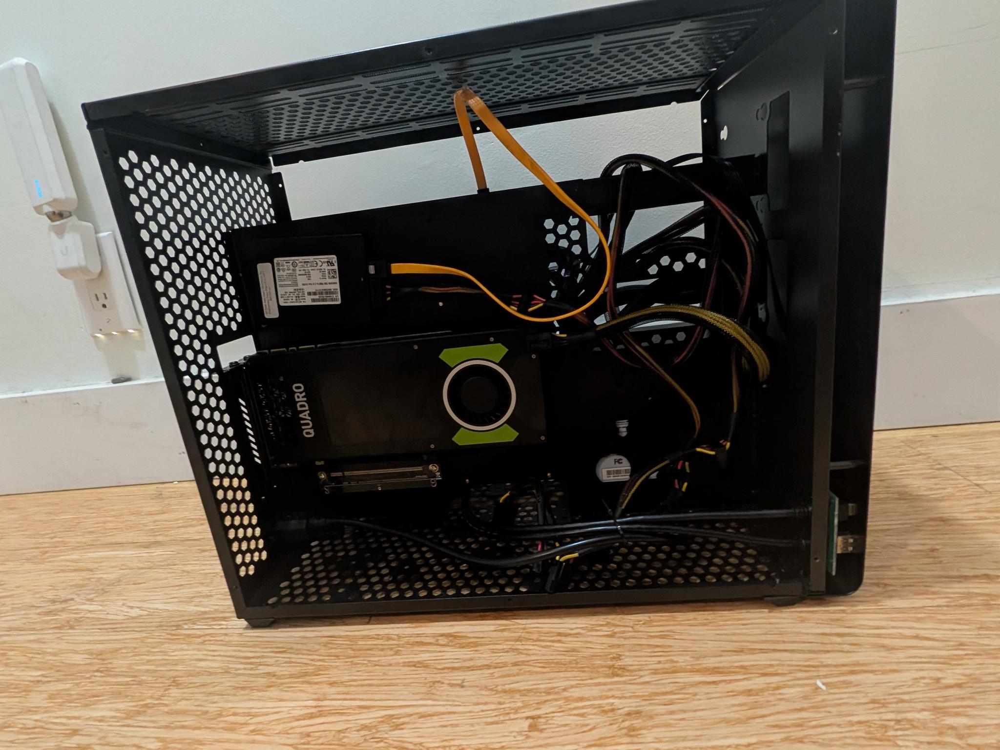 Custom Vertical GPU Gaming PC | Quadro M4000 | I7 4770T | 512GB SSD | 16GB |