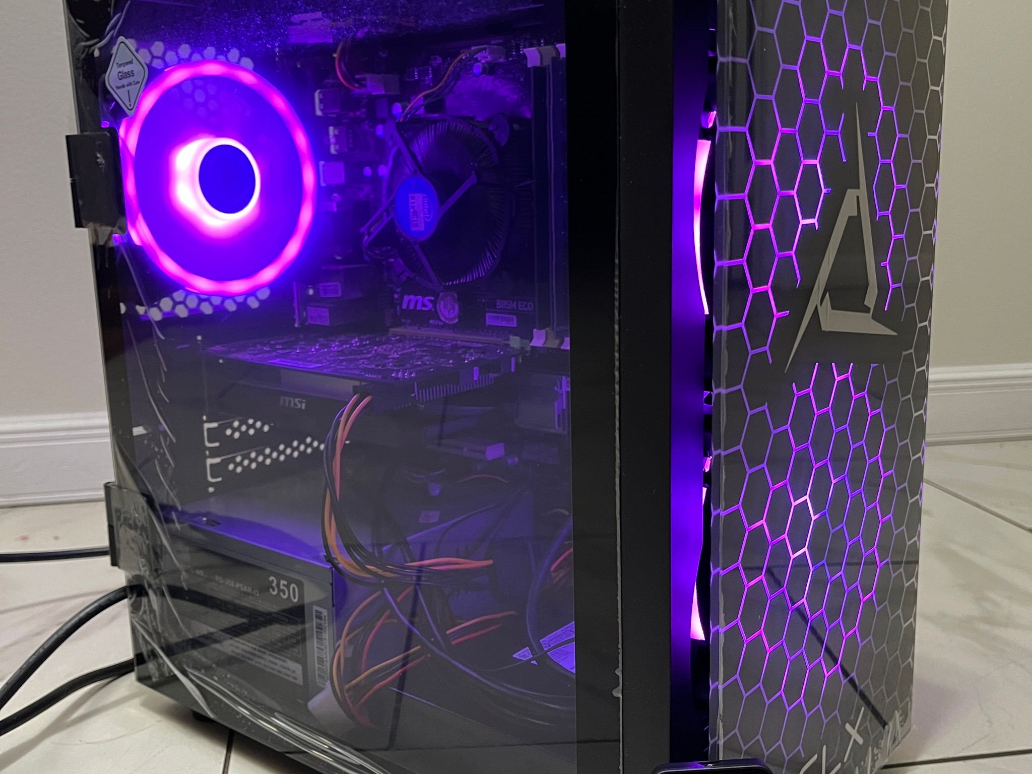 Super Budget Gaming PC - Intel i7-4790, AMD R7 360 2GB, 16GB RAM, 1.1TB Storage, w/ Wi-Fi, BT & RGB