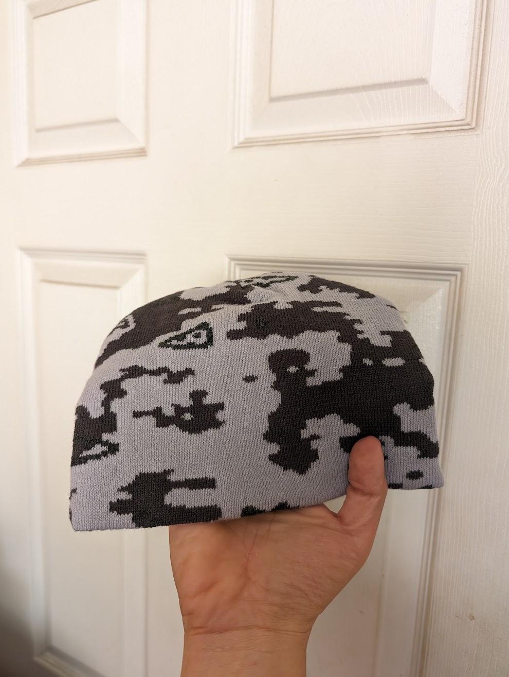 New Open Box Call of Duty Modern Warfare II / Mountain Dew / Little Caesars Beanie, Gray/Black Camo