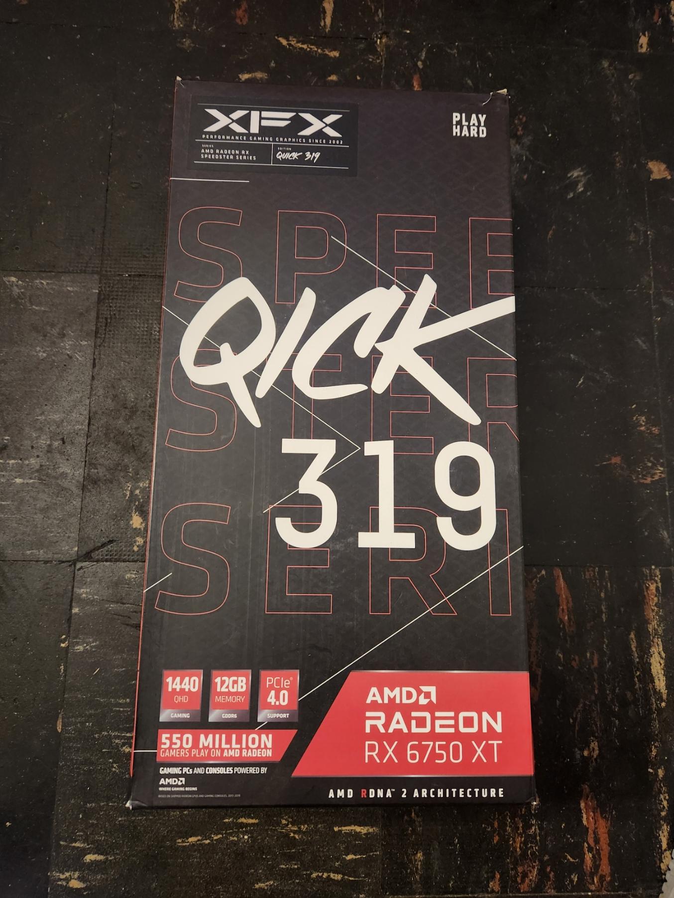 XFX Speedster QICK 319 Core Radeon RX 6750 XT